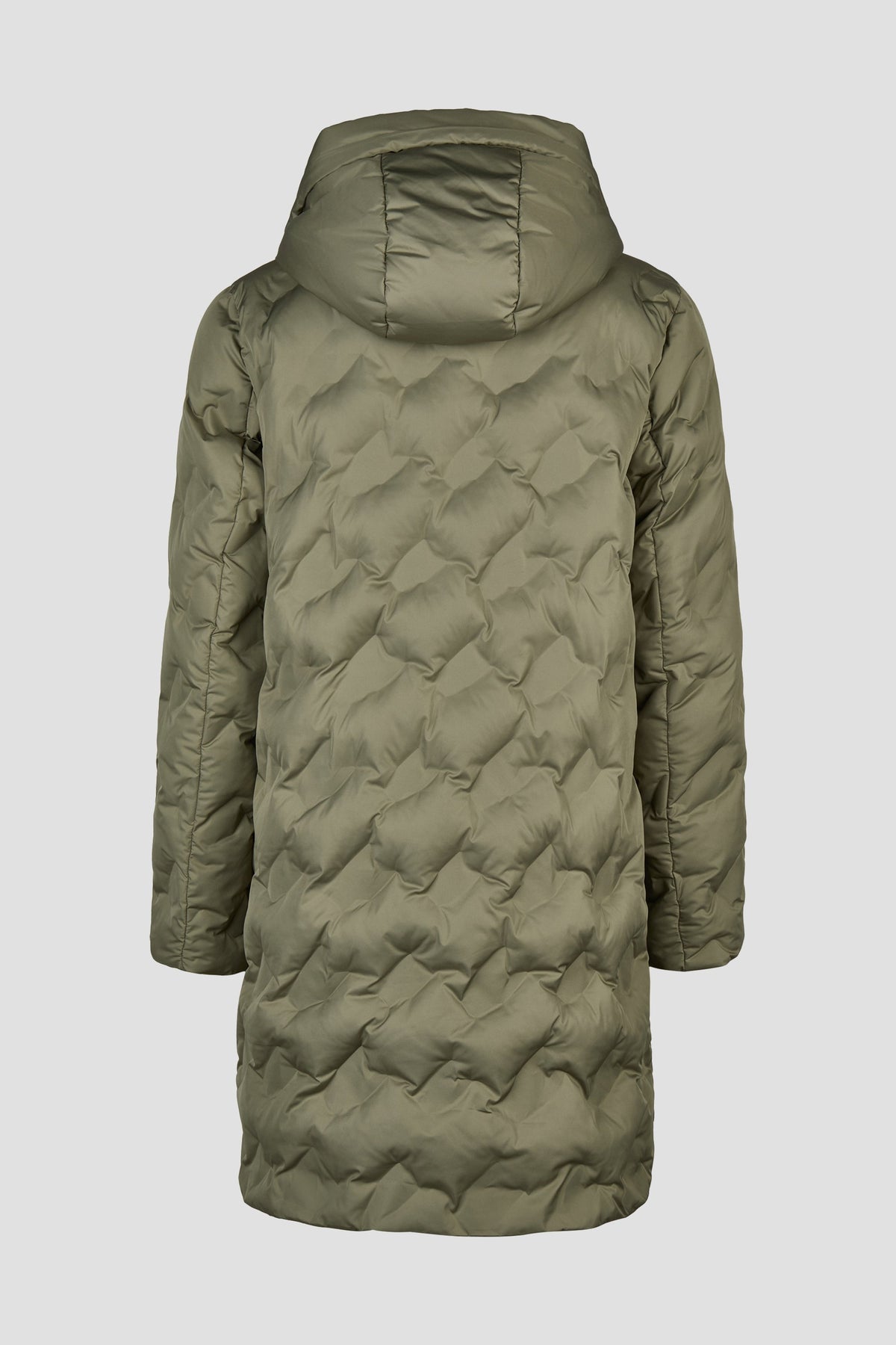 Kurzmantel Polar Pearls mit Kapuze (Herbal Green)