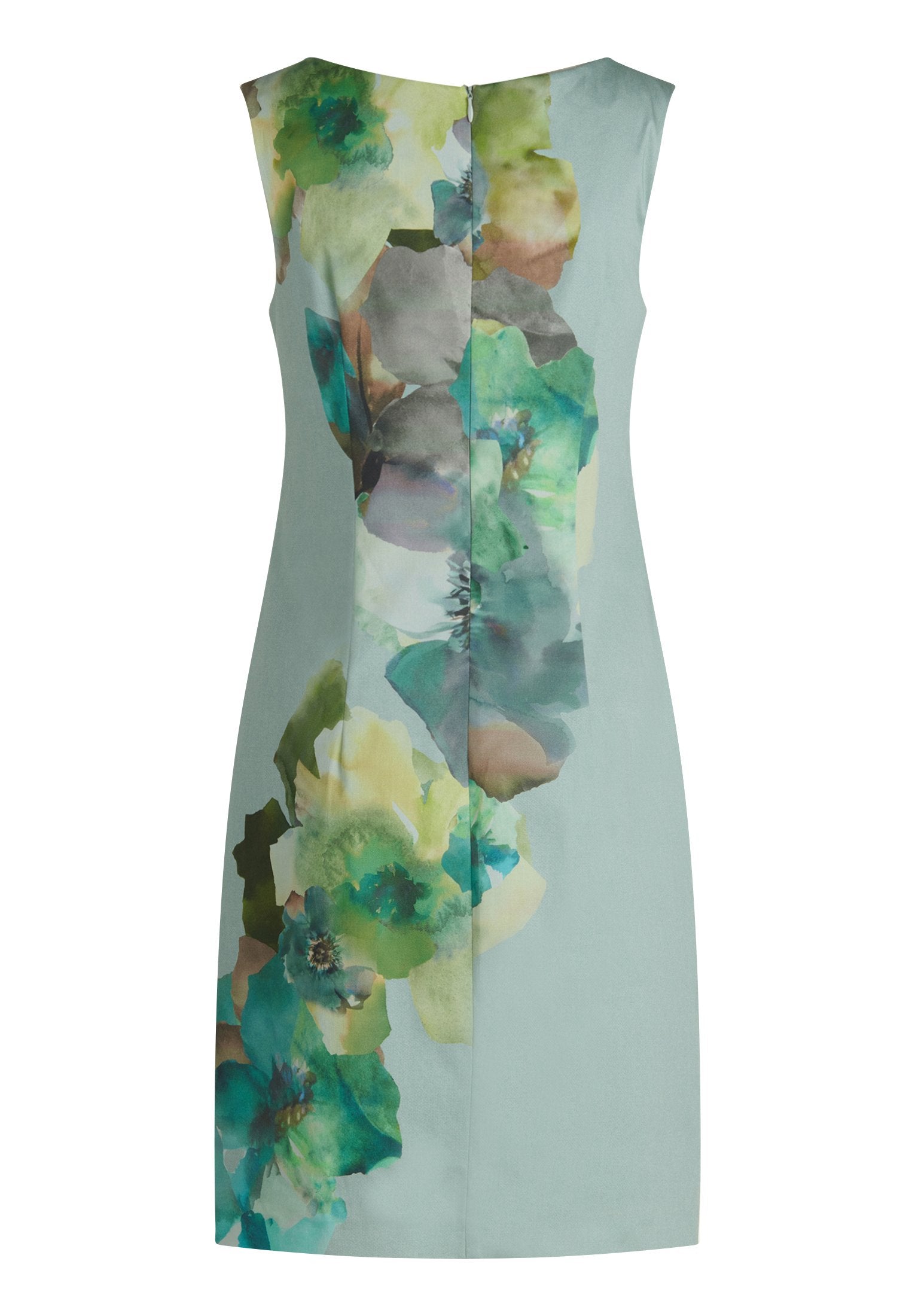 Etuikleid (Green/blue)