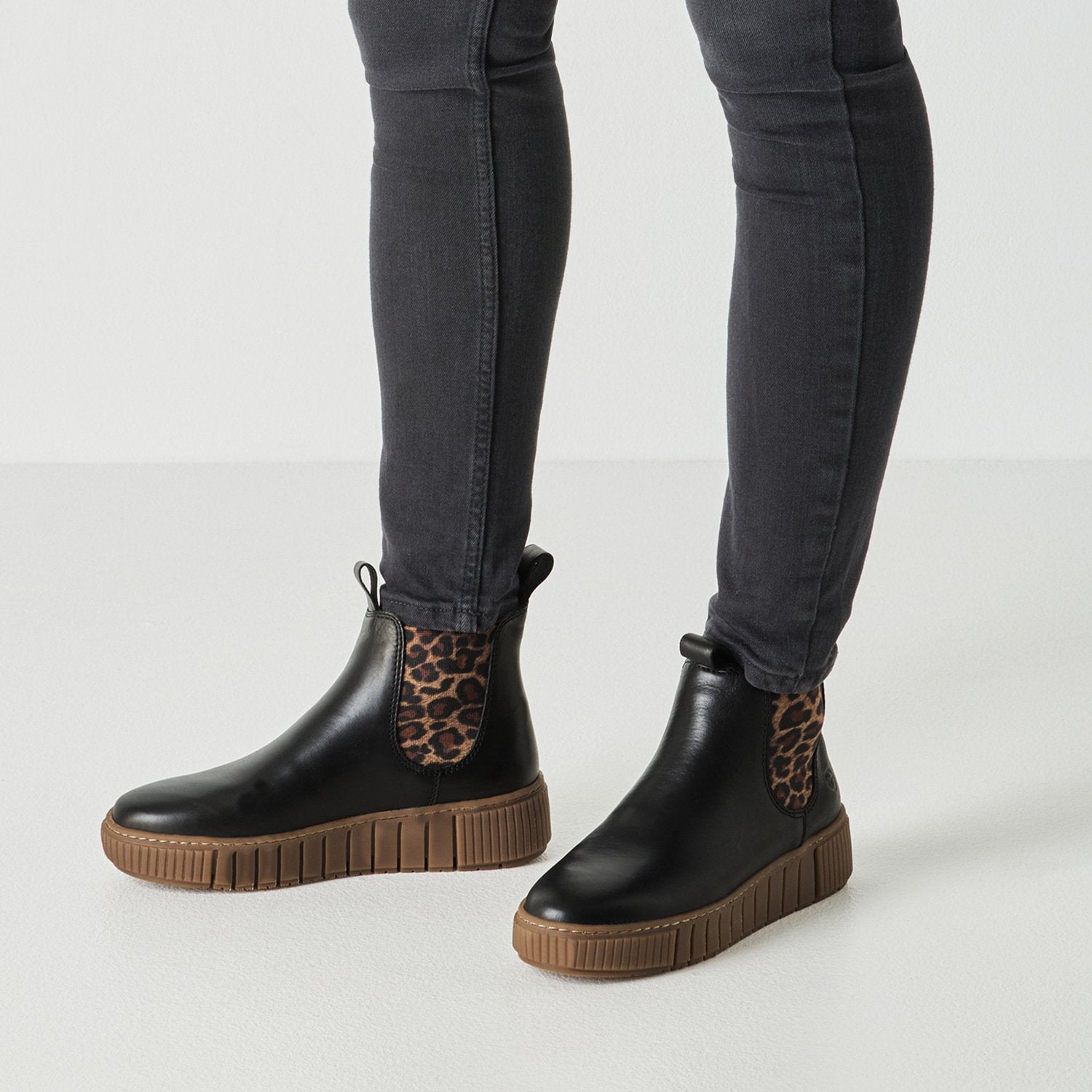 Stiefel (Black/leopard)