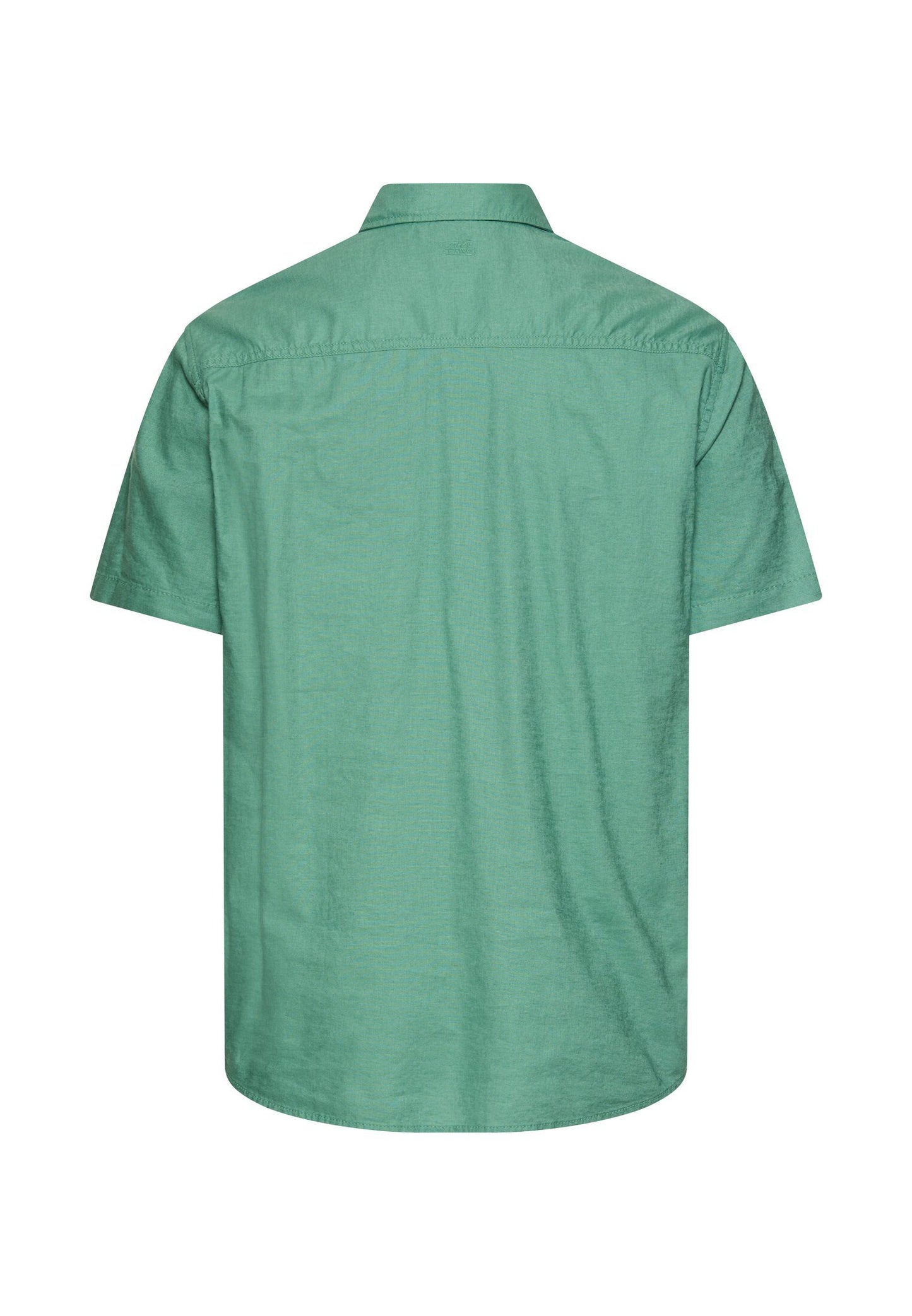 Kurzarmhemd aus Leinenmix (Lagoon Green)