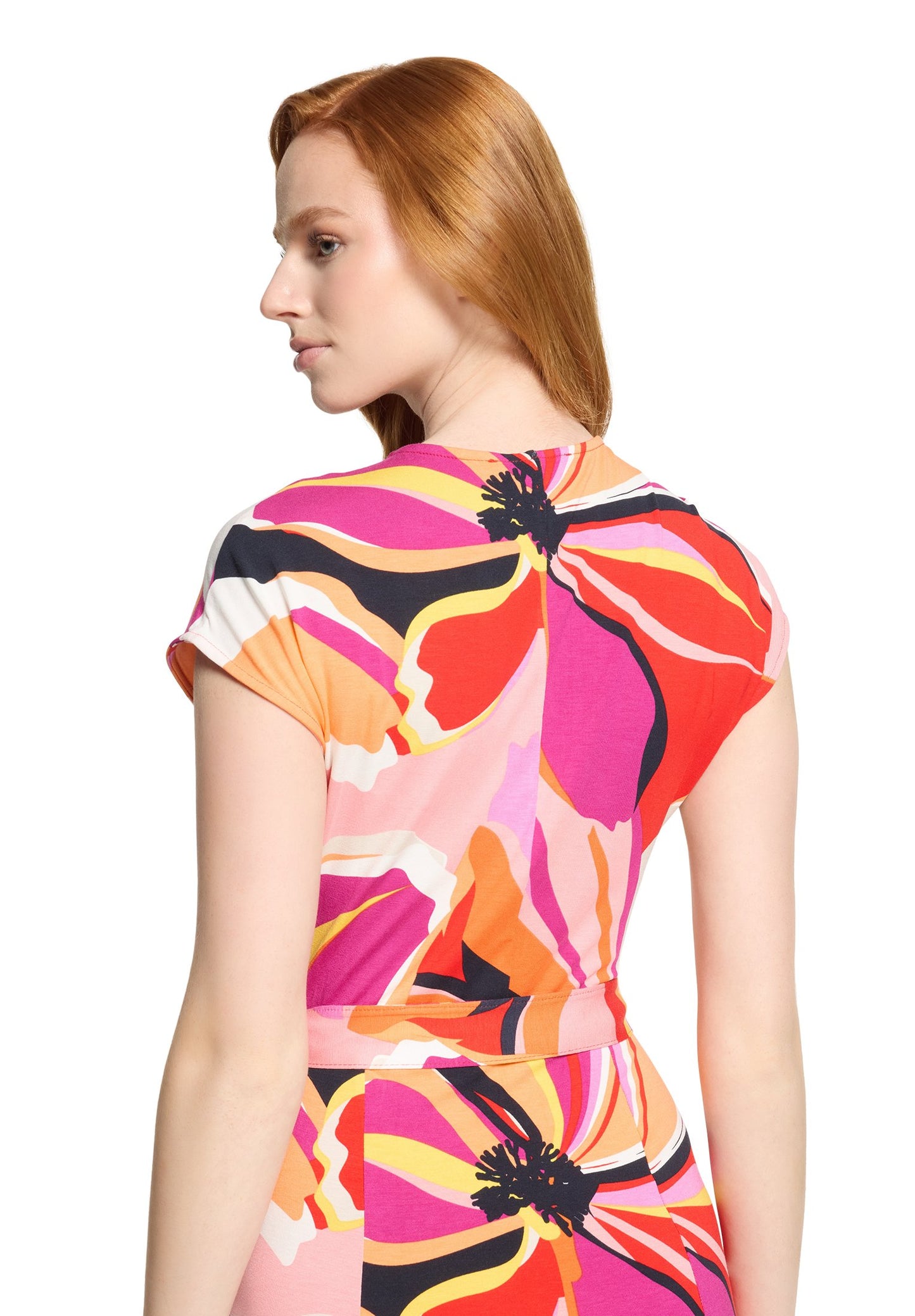 Jerseykleid (Red/pink)