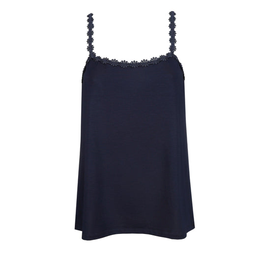 AVERO STUDIO velvet blue Top ohne Cup (Vel)