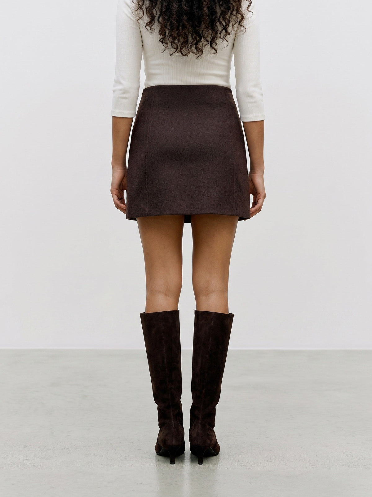 Vmfortuneallison Hw Short Skirt Ga Noos (Chocolate)