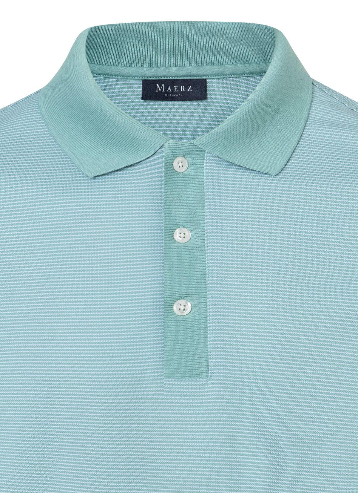 Poloshirt, Knopf 1/2 Arm (Bright Aqua)