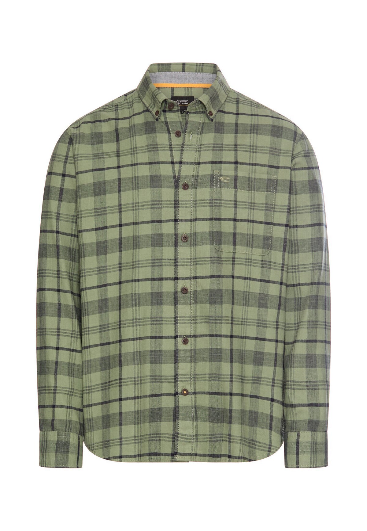 Karohemd mit Brusttasche (Leaf Green)