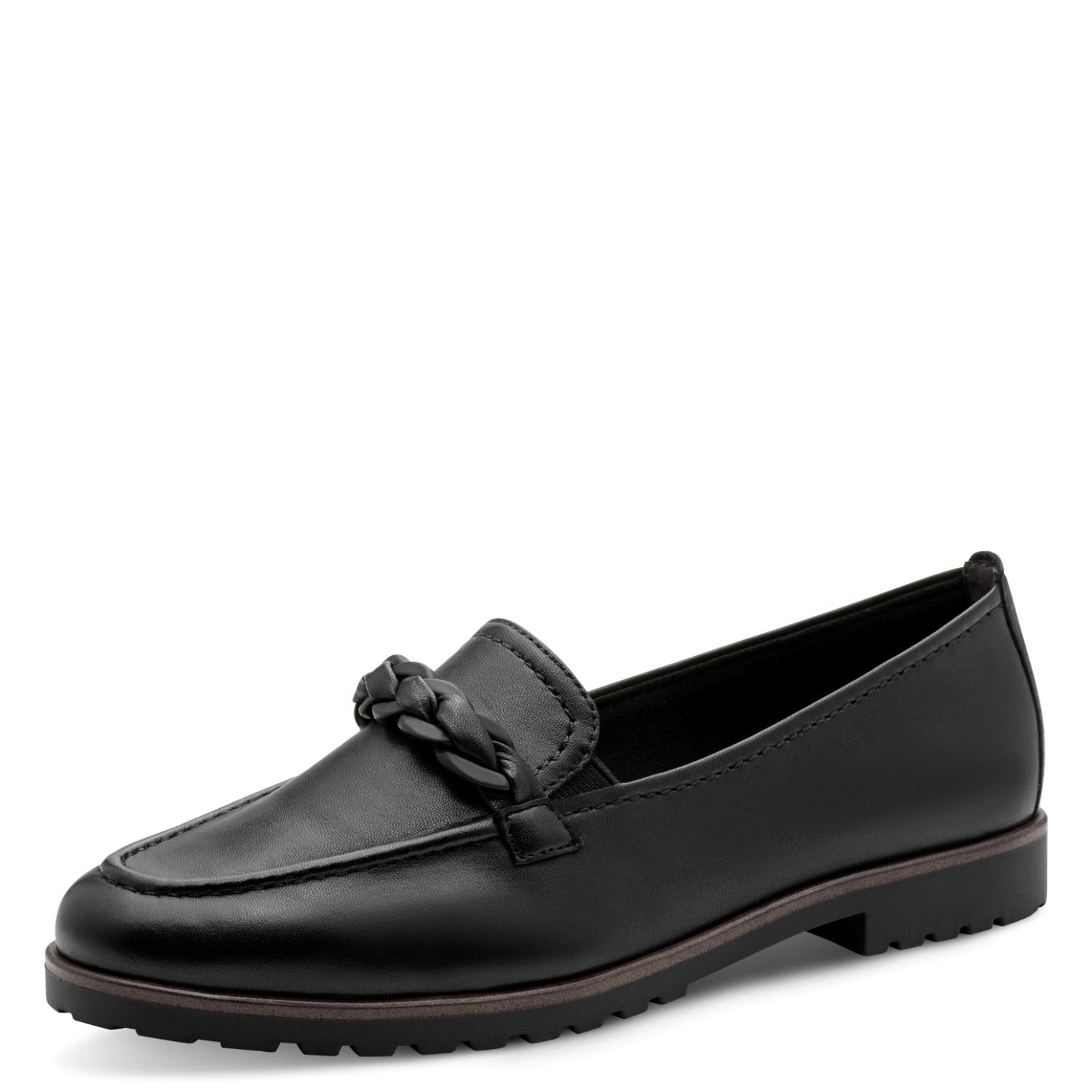 Slipper (Black Leather)