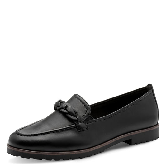 Slipper (Black Leather)