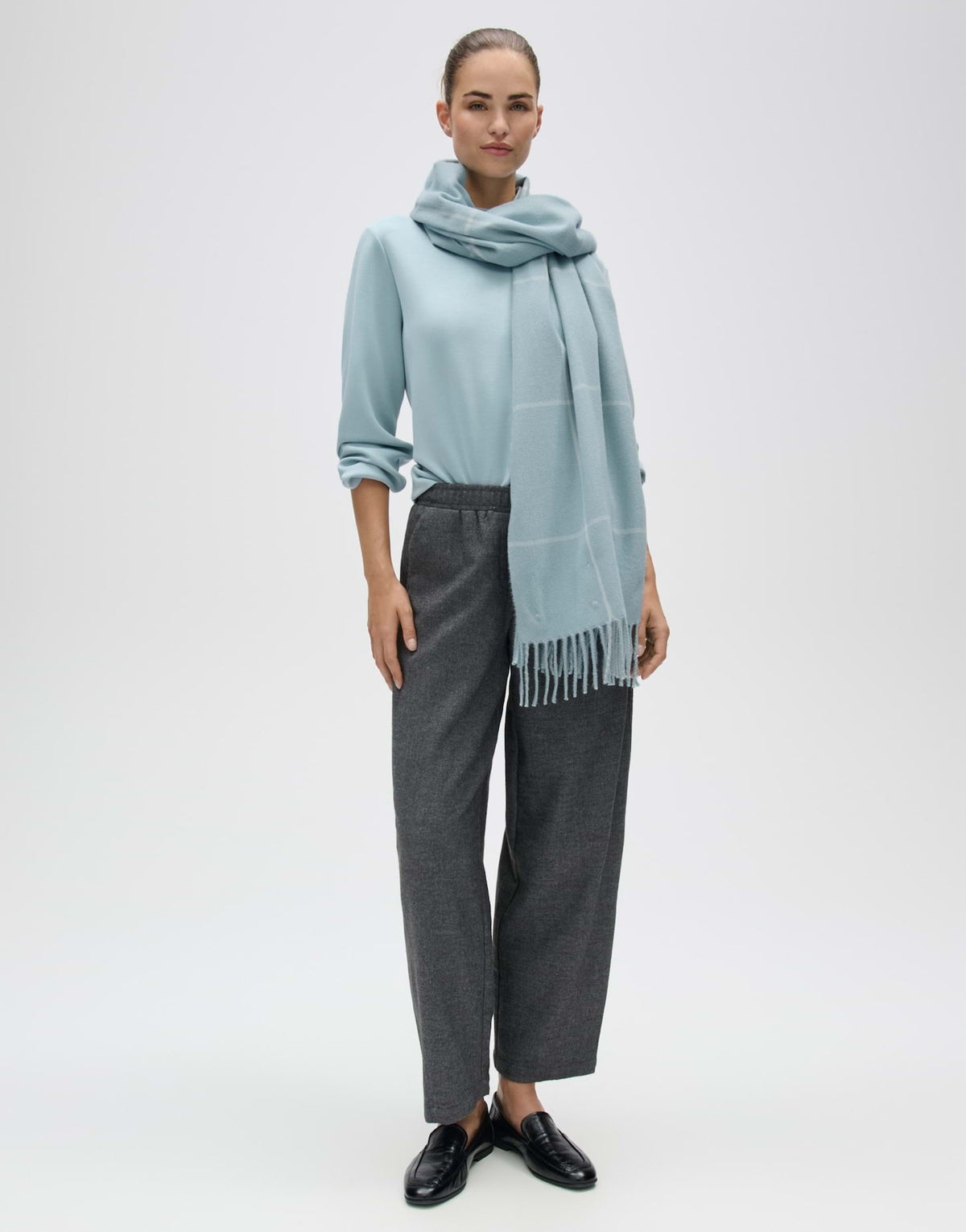 Avidane scarf (Dusty Aqua)