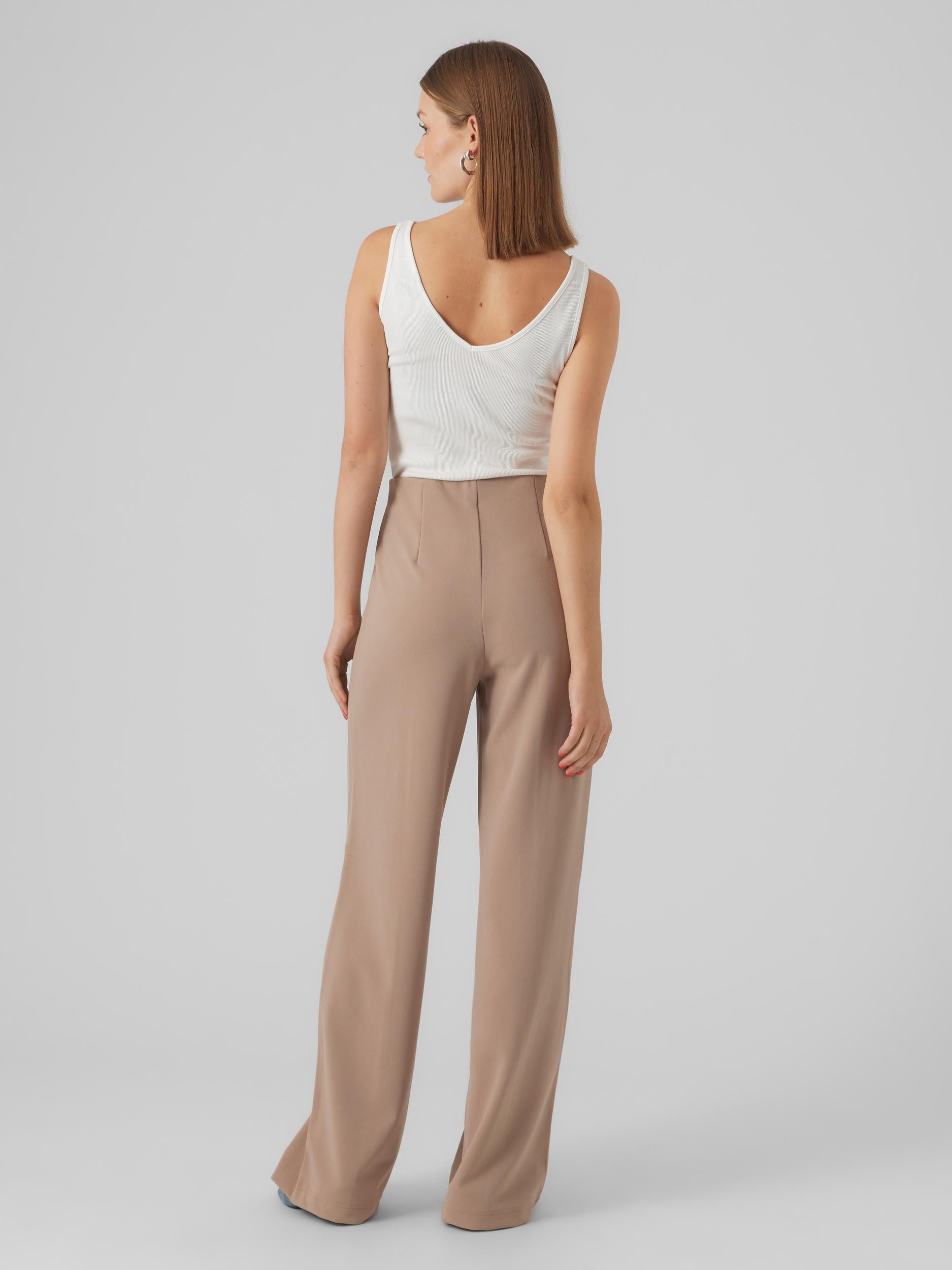 Vmbecky Hw Wide Pull On Pant (Silver Mink)