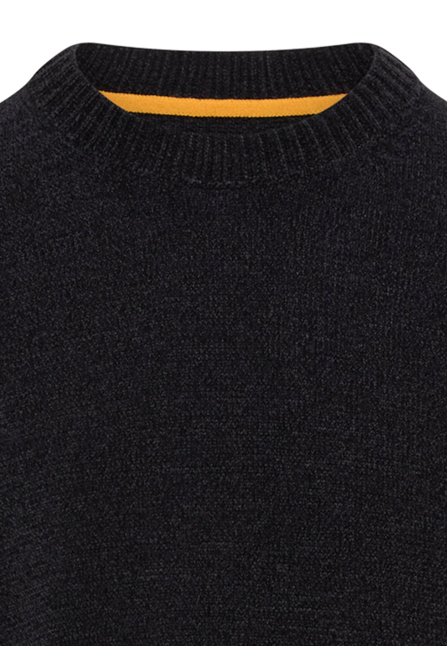 Pullover mit seitlichem Strick-Einsatz (Dark Navy)