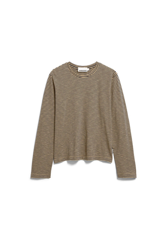 Slub Jersey Stripe Longsleeve (Tinted Navy-gol)