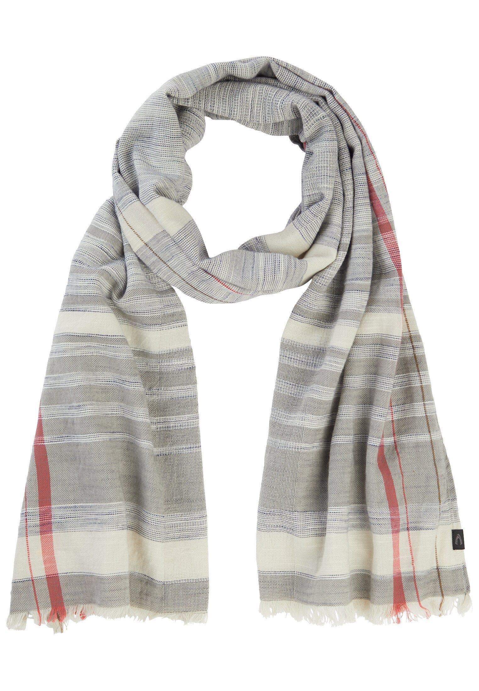 Schal aus reiner Baumwolle (Beige)