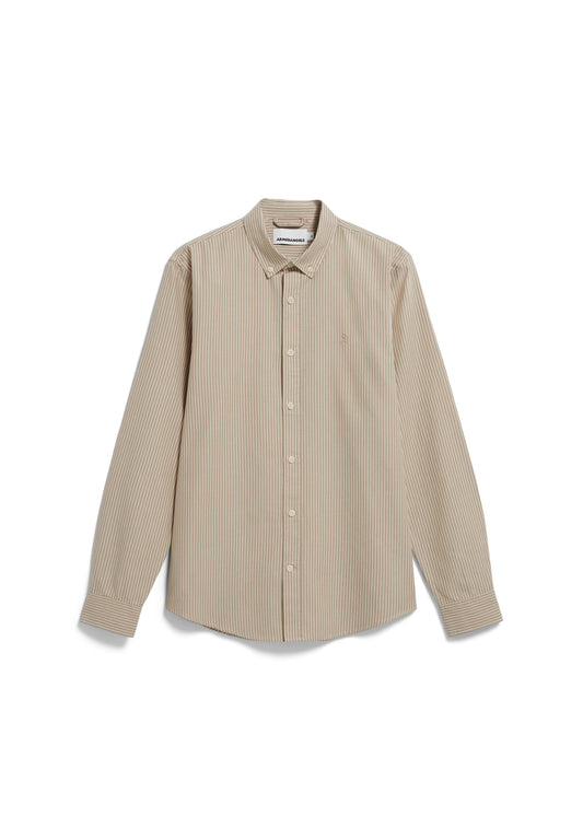 Quaasa Stripe Longsleeve Shirt (Light Sage-oatm)