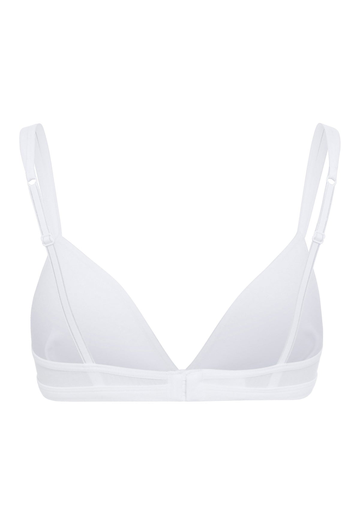 Skiny Damen Triangel BH gepaddet SKINY ADVANTAGE Cotton Stretch (White)