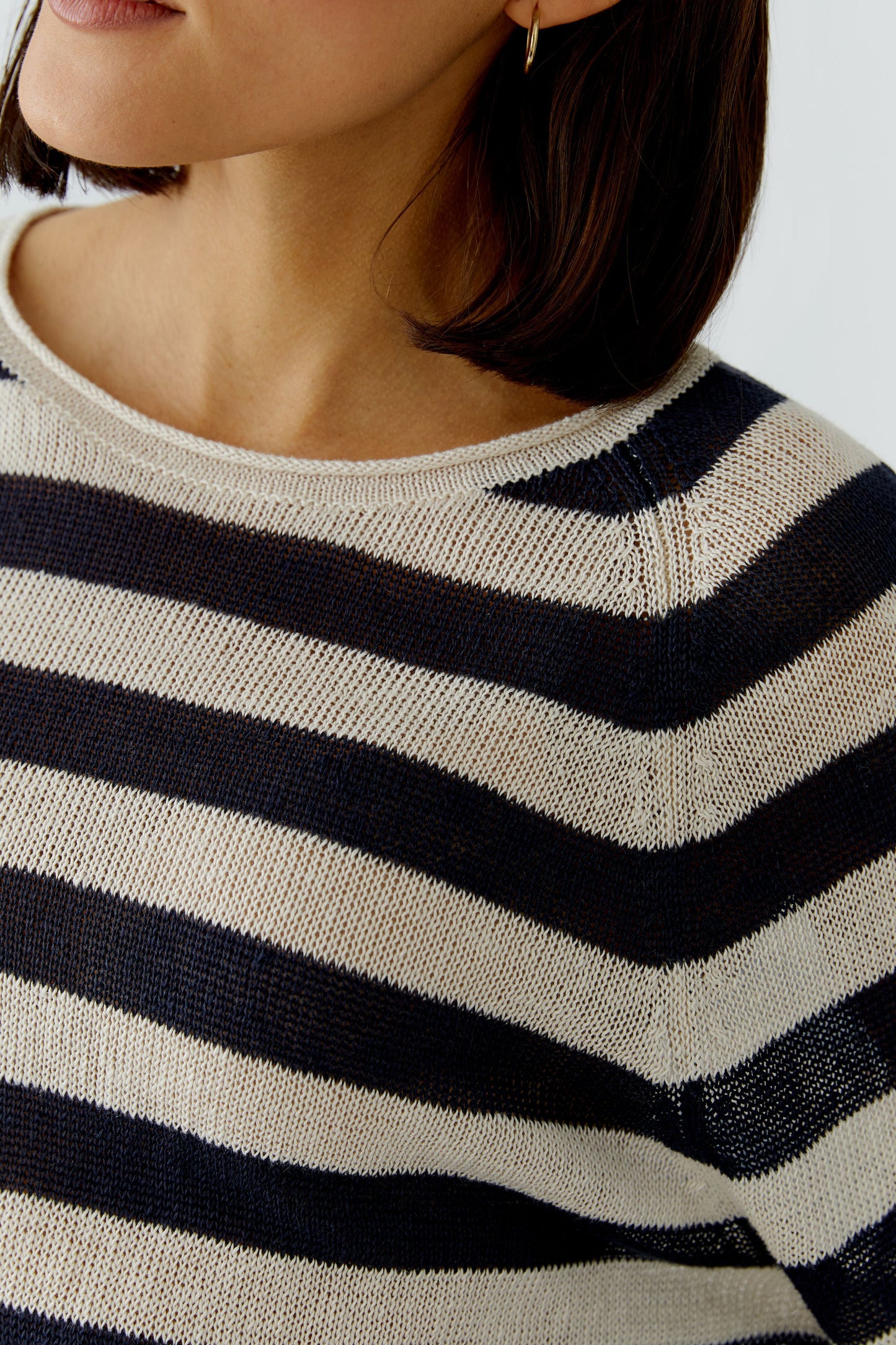 Leinen Pullover (Lt Stone Blue)