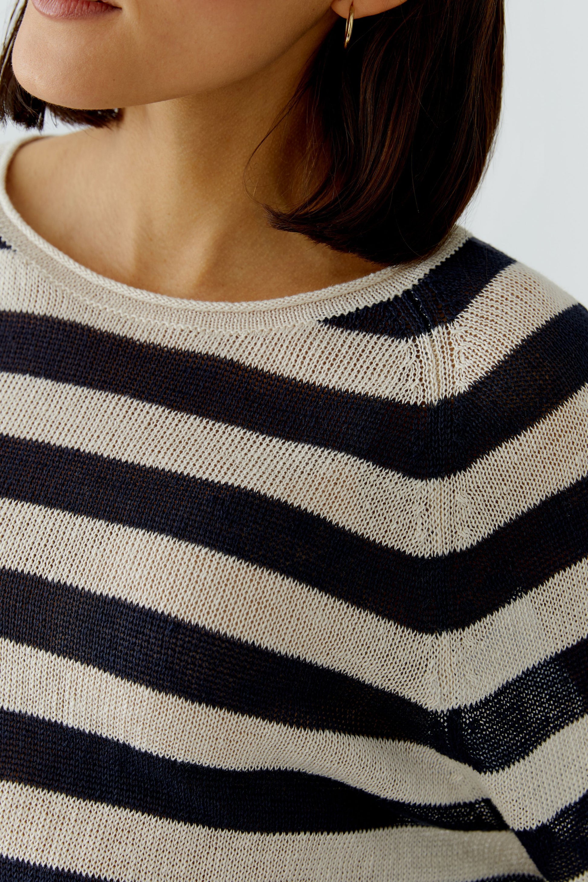 Leinen Pullover (Lt Stone Blue)