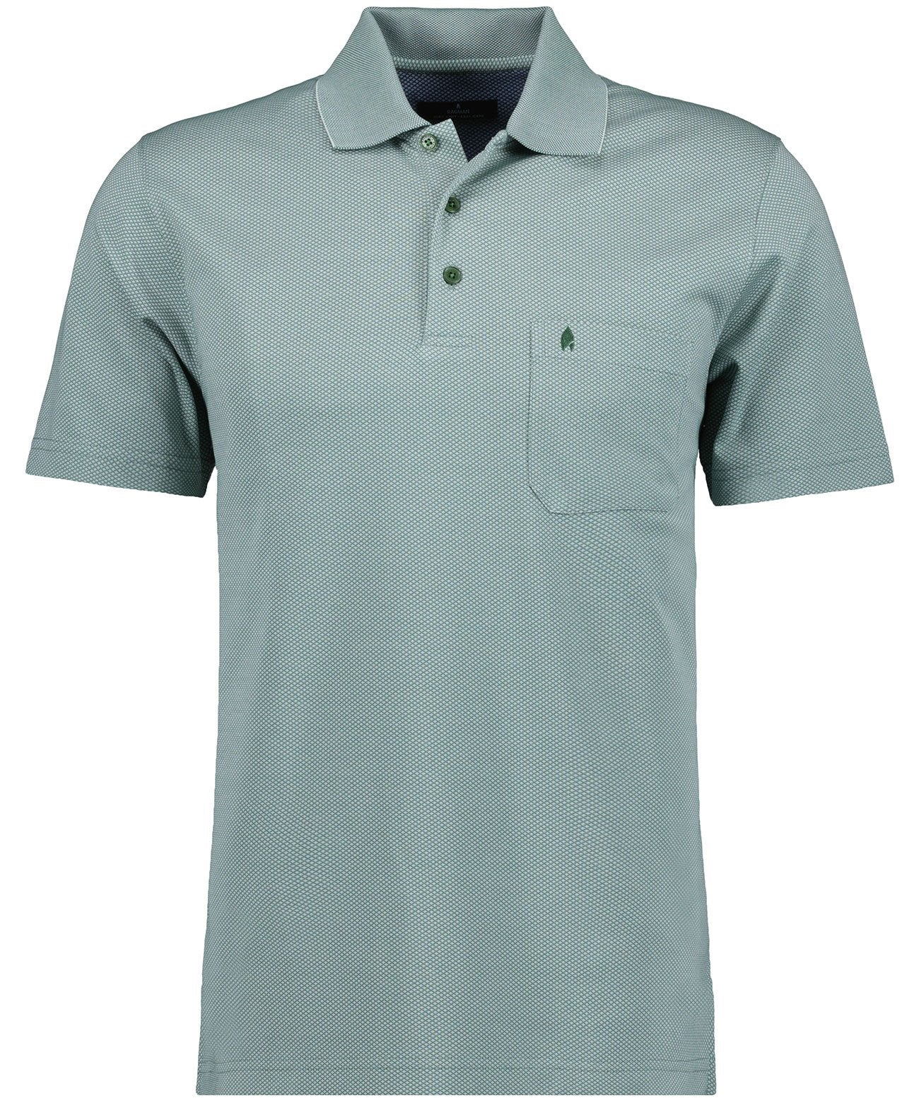 Softknit-Polo "Fischernetz" (Mint)