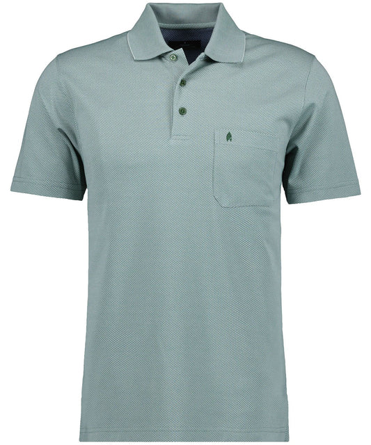 Softknit-Polo "Fischernetz" (Mint)