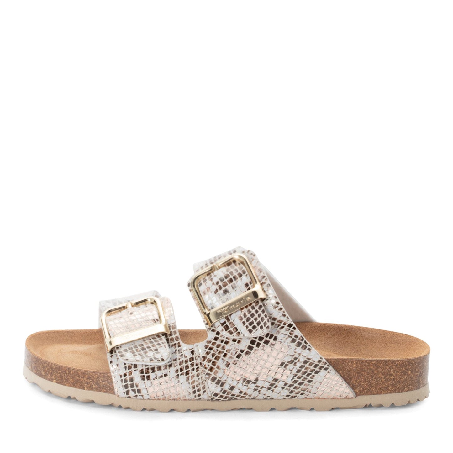 Pantolette (Beige/snake)