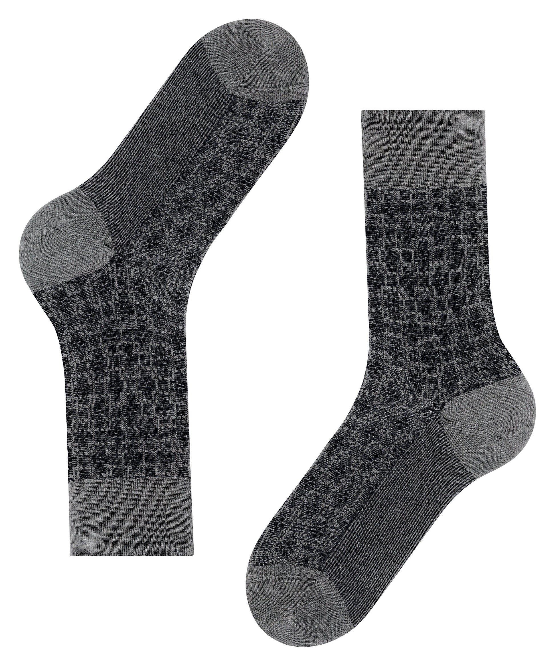 FALKE Artwork Tie Herren (Light Greymel.)