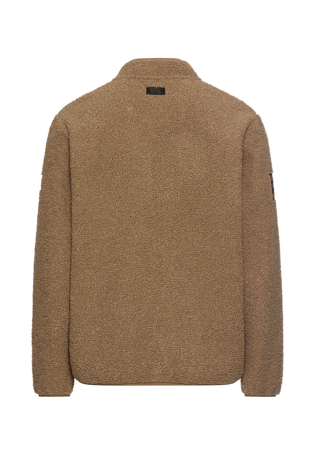 Fleecejacke mit Reißverschlussseitentaschen (Sepia Brown)