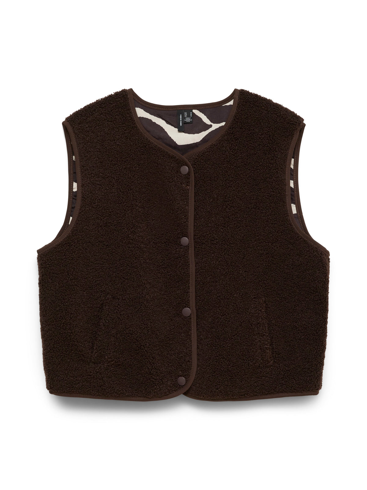 Vmmaya Sl Gilet Jrs Btq (Chocolate)