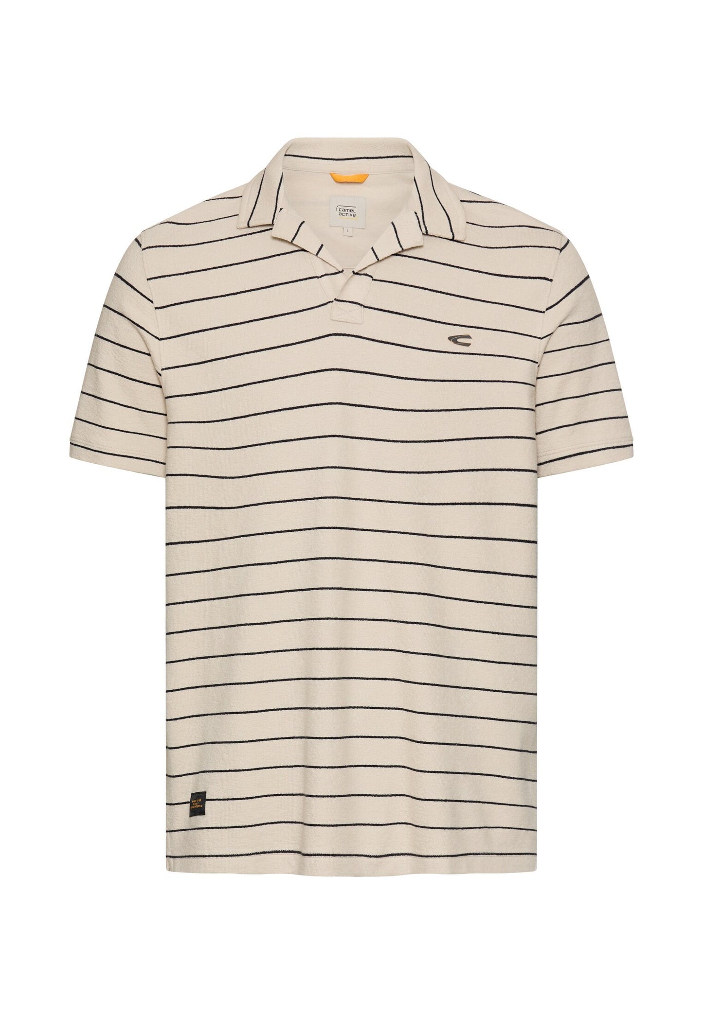 Poloshirt mit kontrastierenden Details (Light Beige)