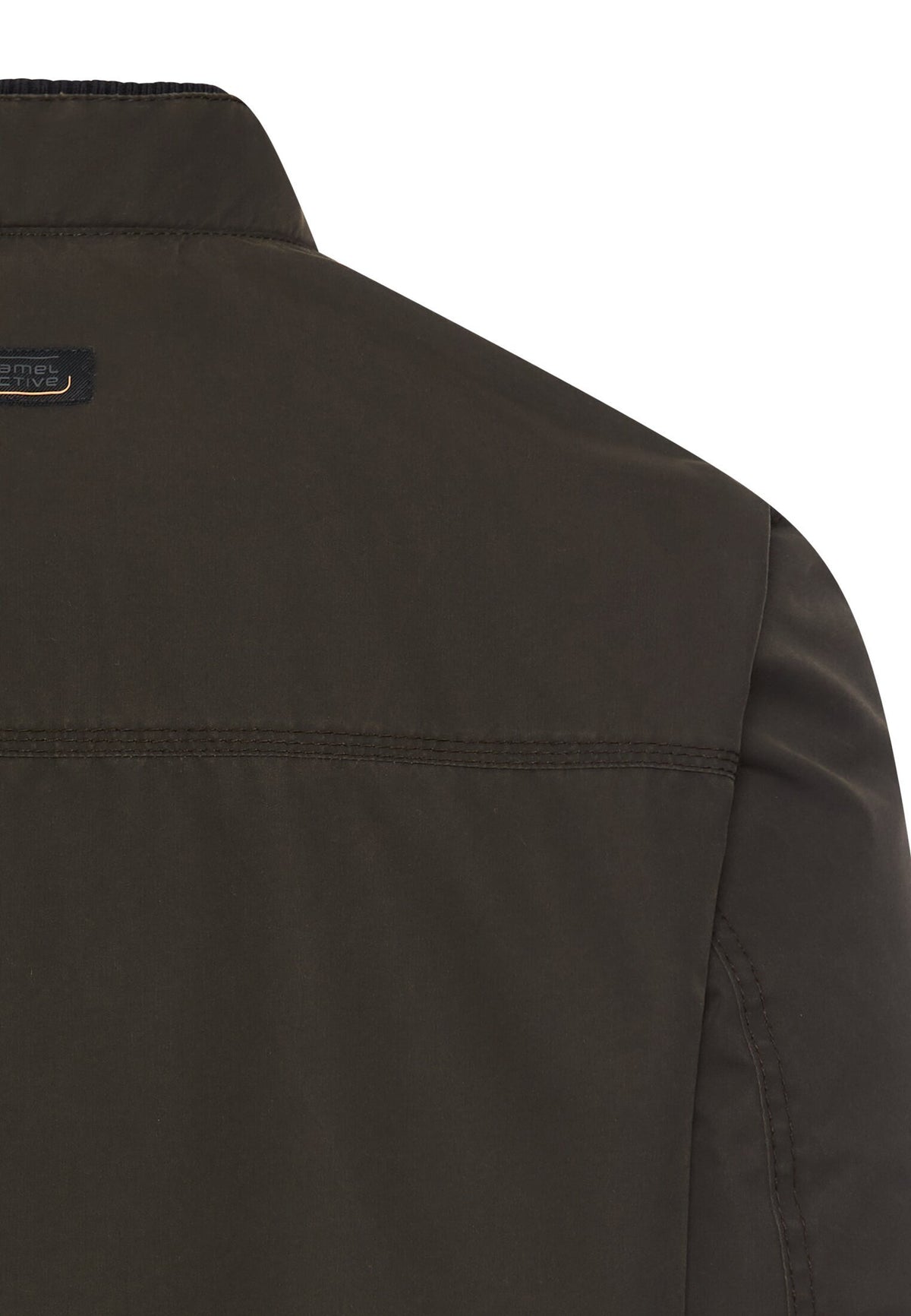 Leichte Bomberjacke mit Strickbund (Dark Choclate)