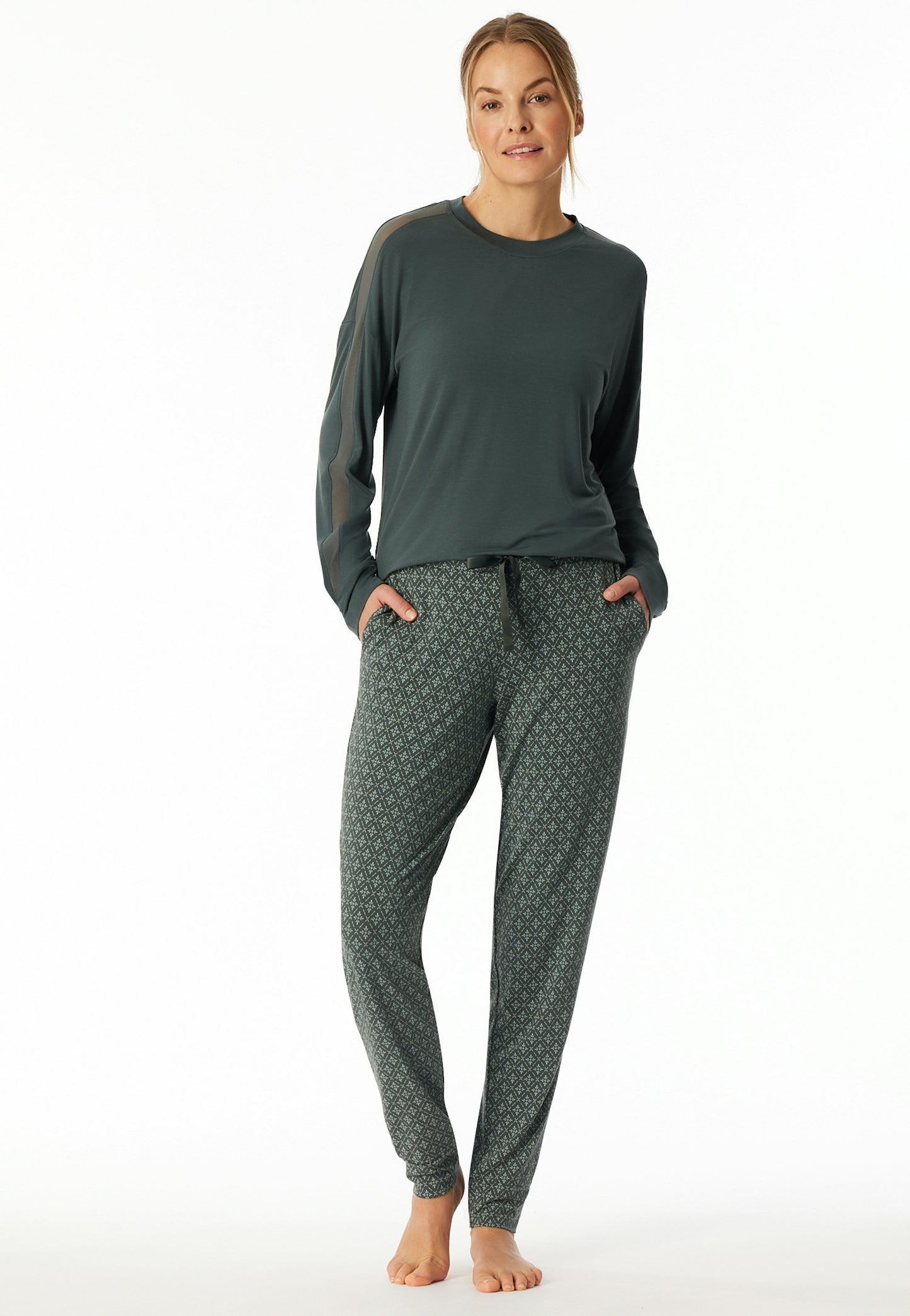 Langarmshirt (Dunkelgrün)