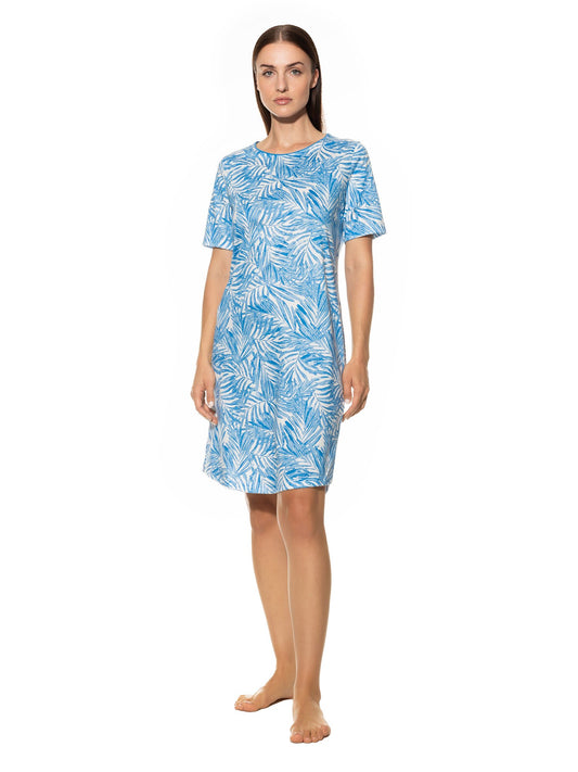 Nachthemd kurzarm (Holiday Blue)