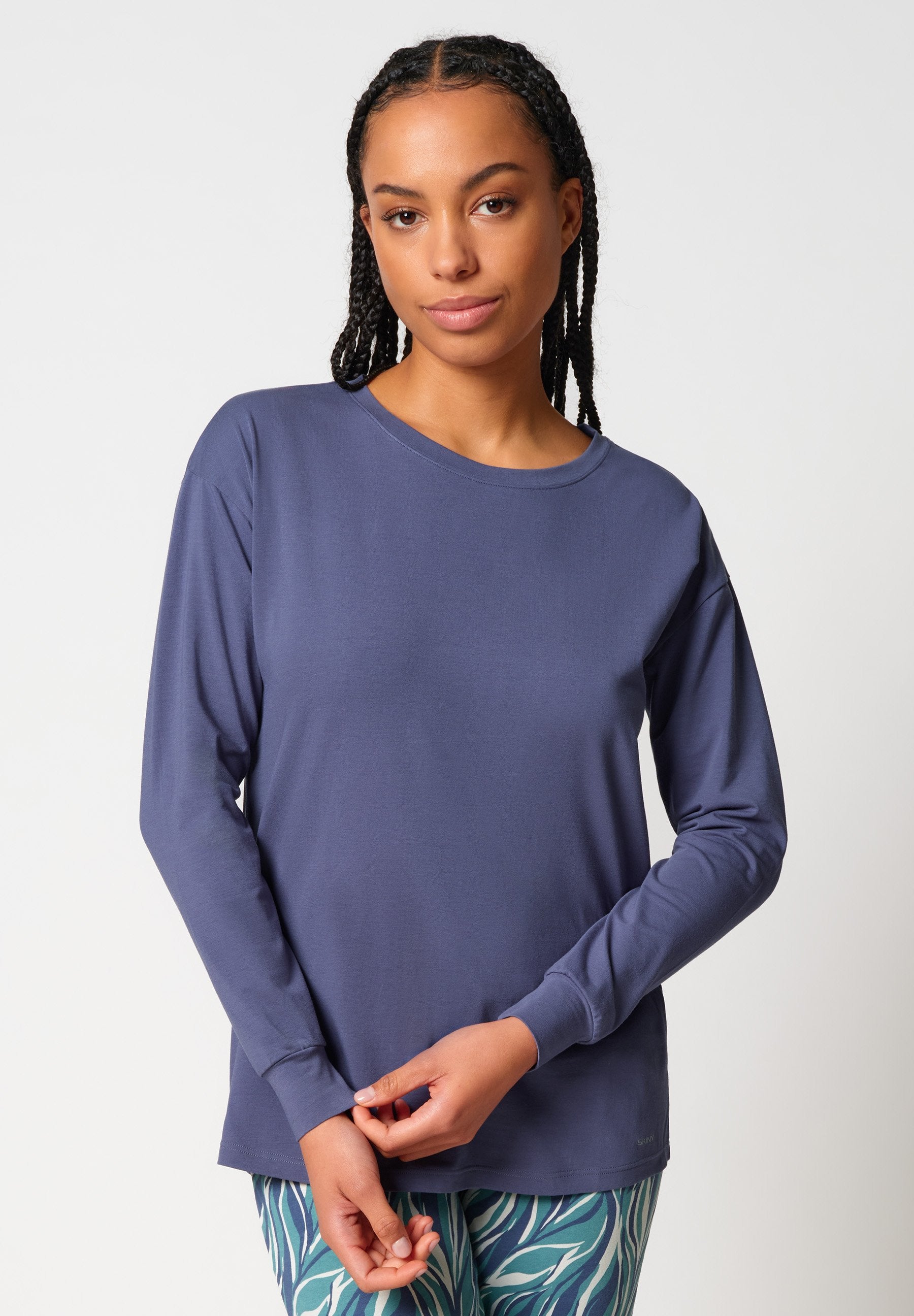 SKINY Damen Shirt lg. A. Night In Skiny 02 (Vintage Indigo)