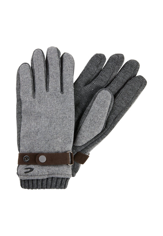 Strickhandschuhe mit Fleecefutter (Grey Melange)