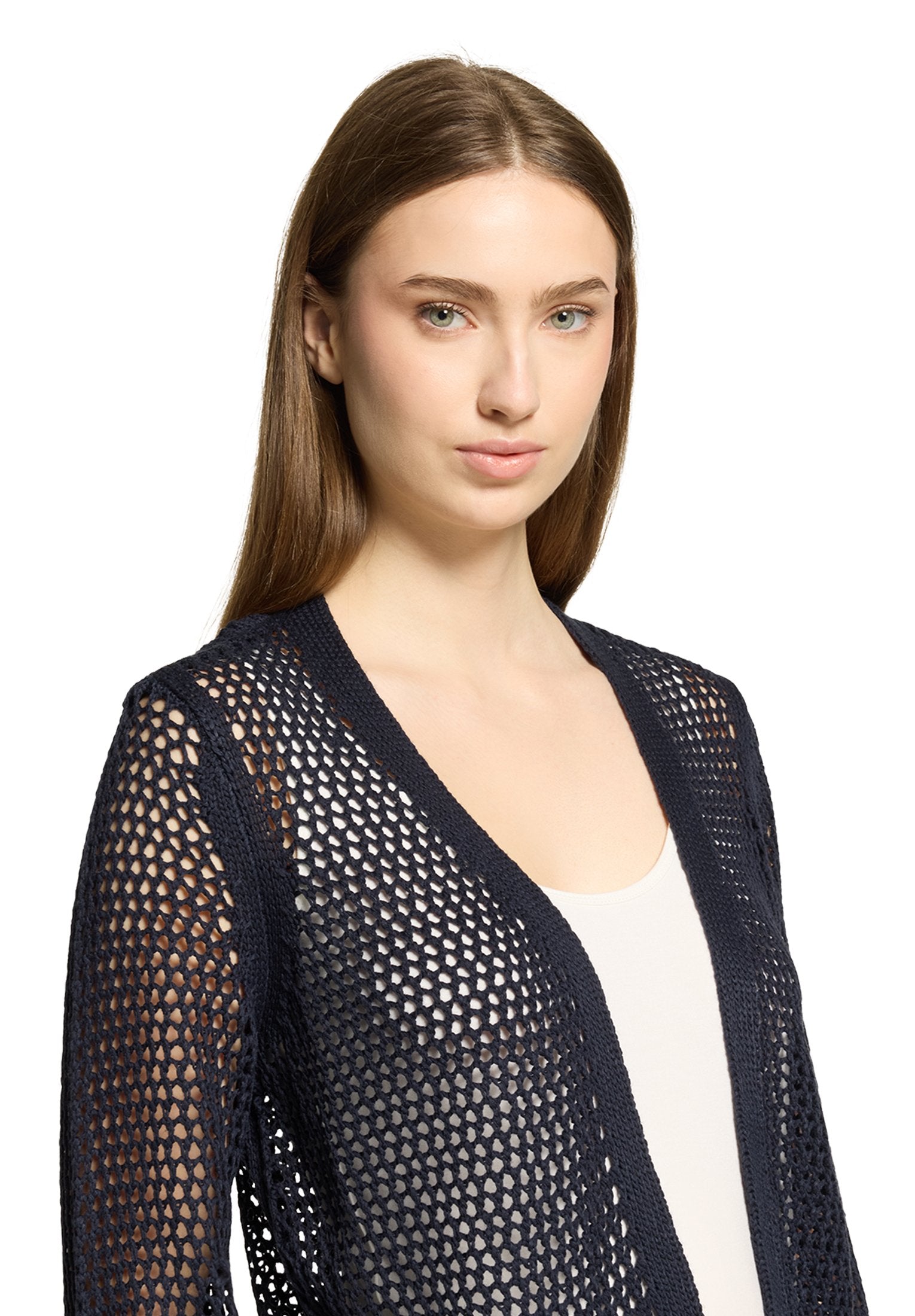 Grobstrickjacke (Dark Sky)