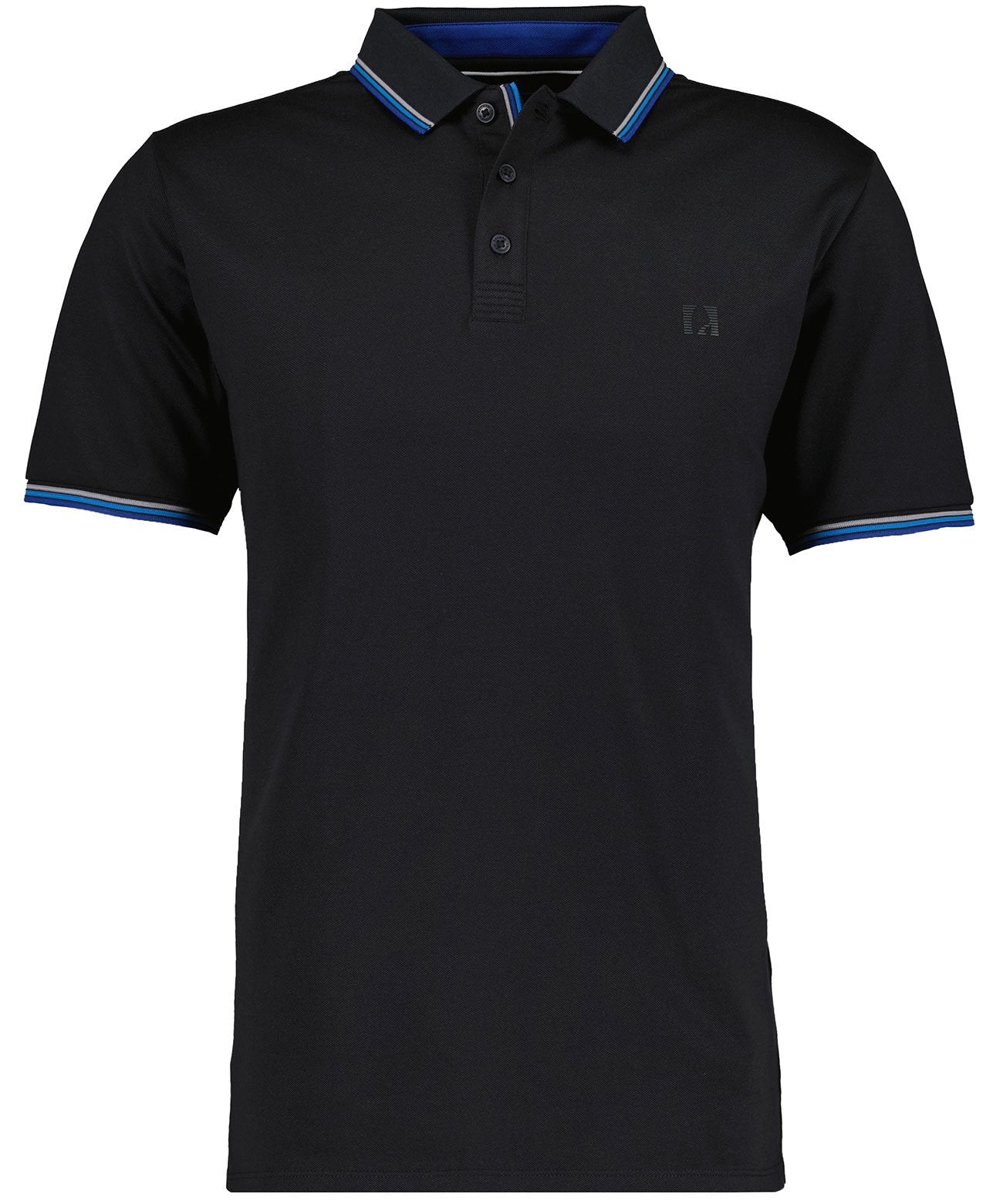 Piqué-Polo "keep dry", modern fit (Schwarz)