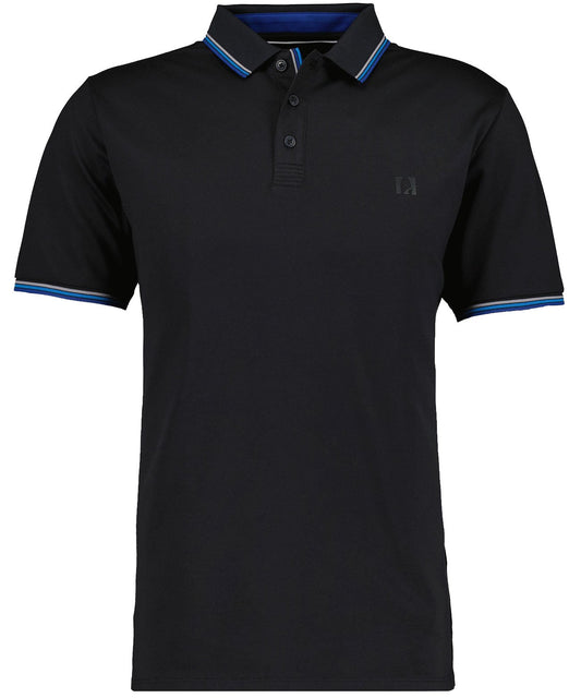 Piqué-Polo "keep dry", modern fit (Schwarz)