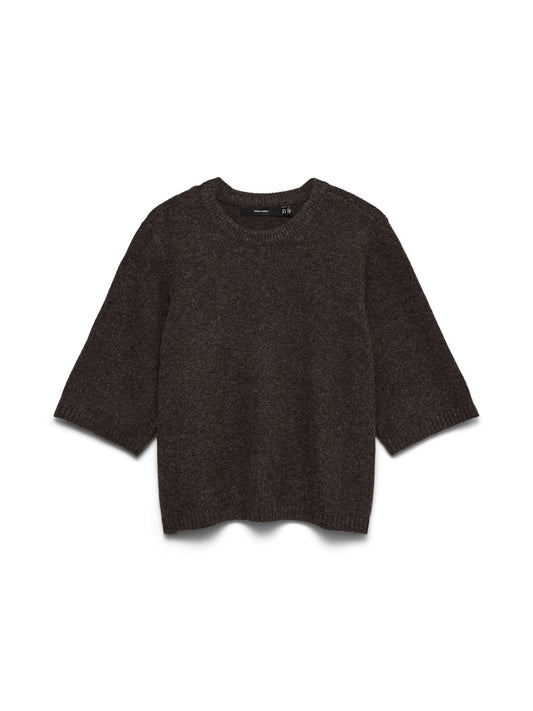 Vmboom 2/4 O-nk Oversize Pullove Ga Noos (Chocolate)