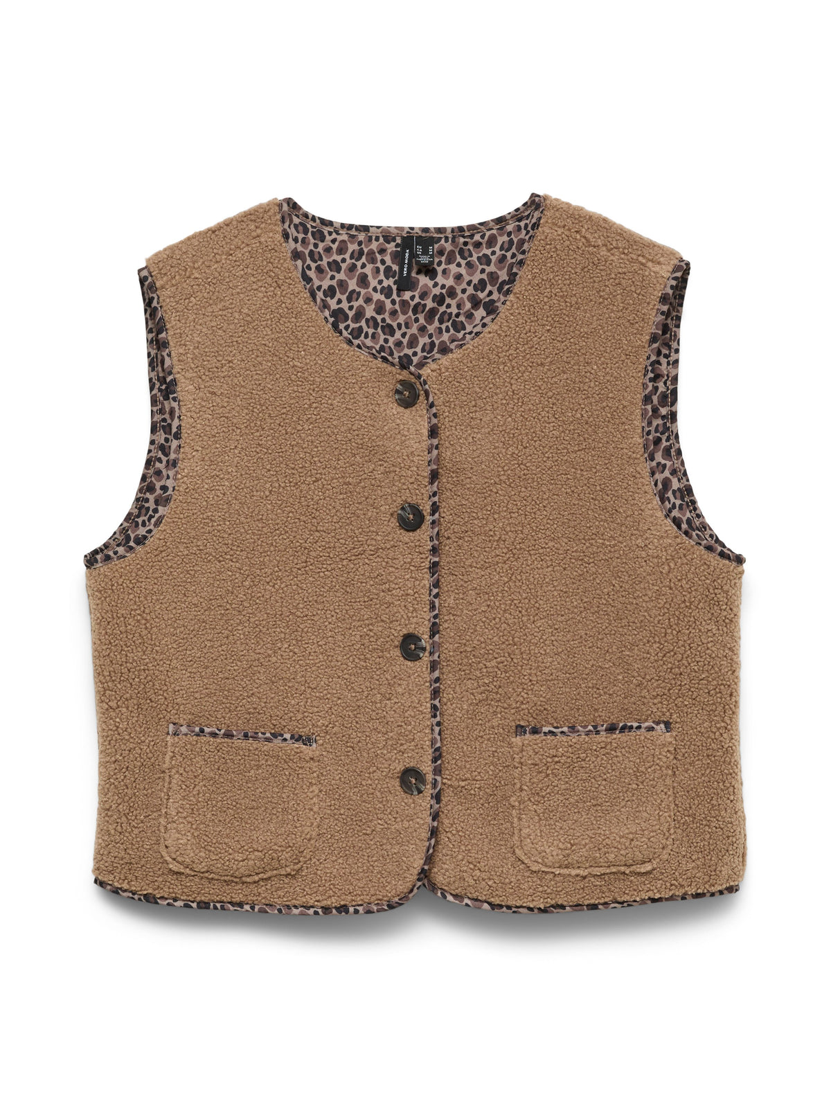 Vmmaya Sl Gilet Jrs Btq (Fossil/leo)