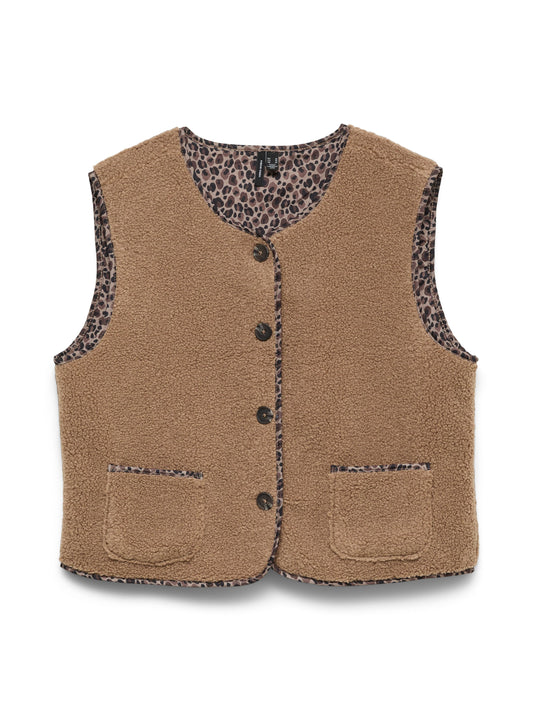 Vmmaya Sl Gilet Jrs Btq (Fossil/leo)