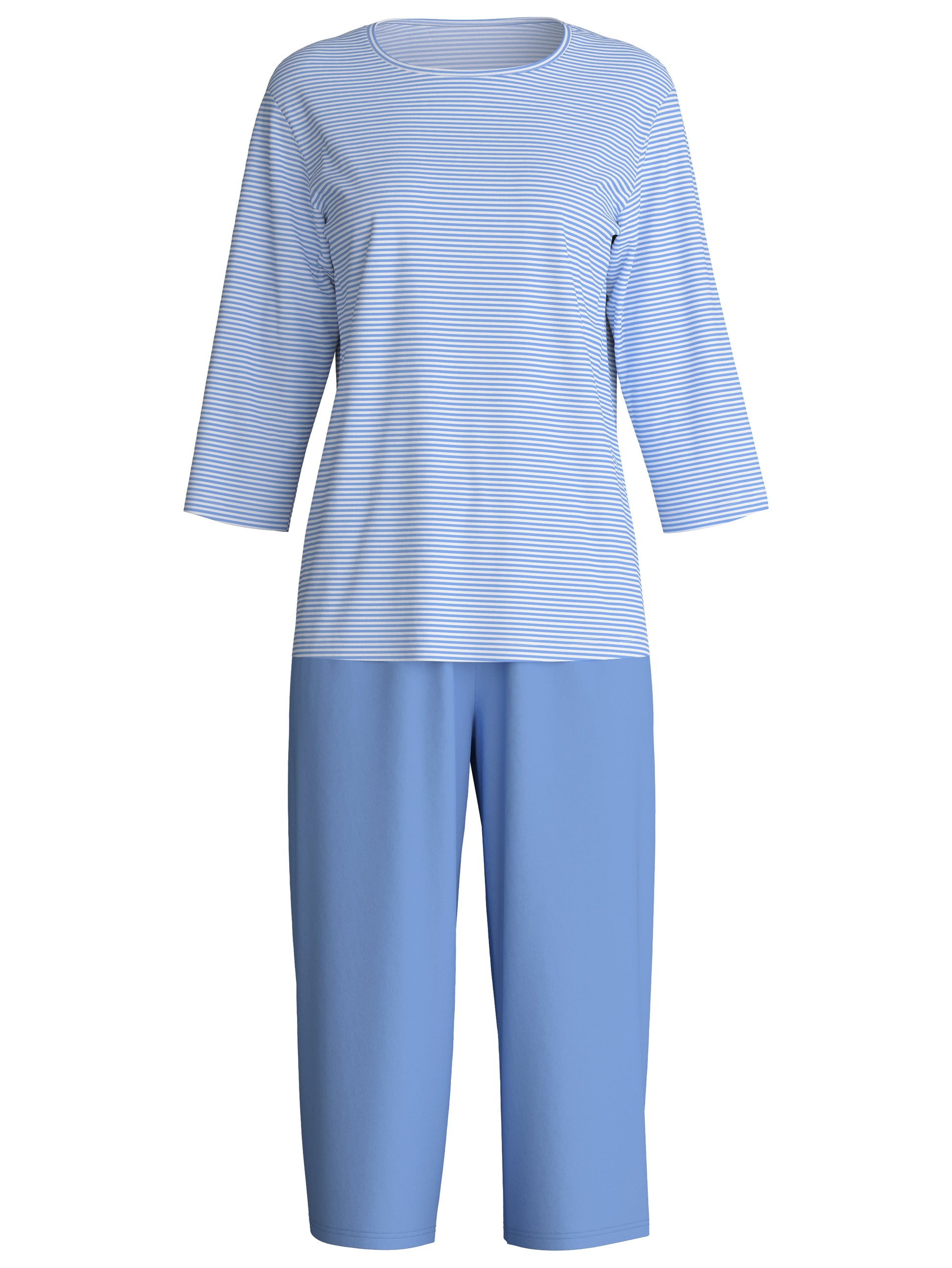 WOMEN 3/4 Pyjamas (Hydrangea Blue)