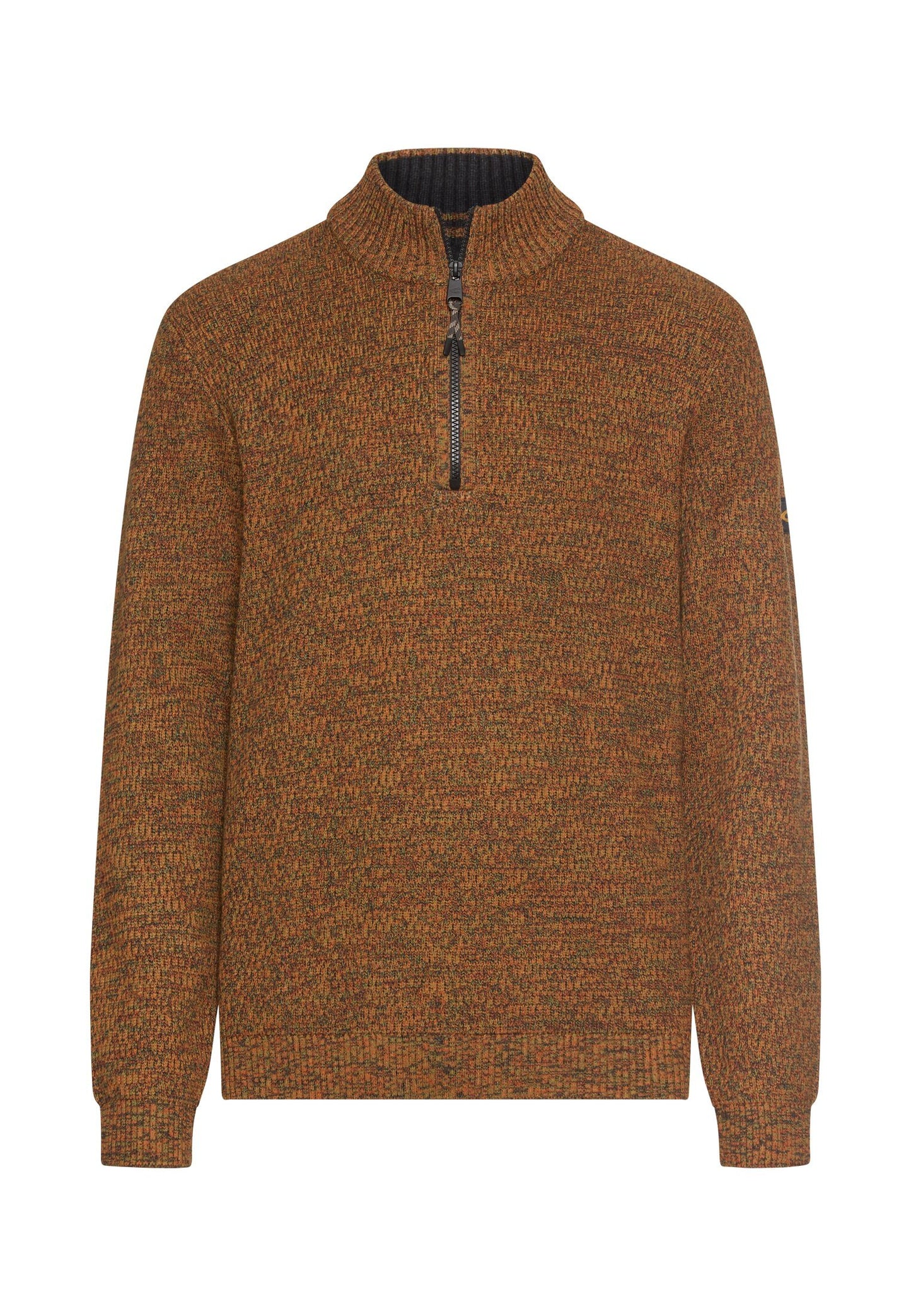 Strick-Troyer mit melierter Struktur (Cinnamon)