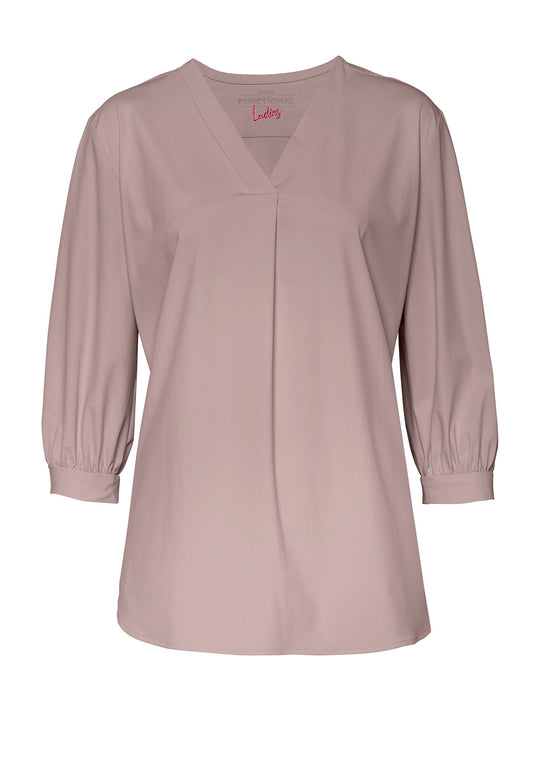 PURE- Functional Bluse Langarm (Uni Hellbraun)