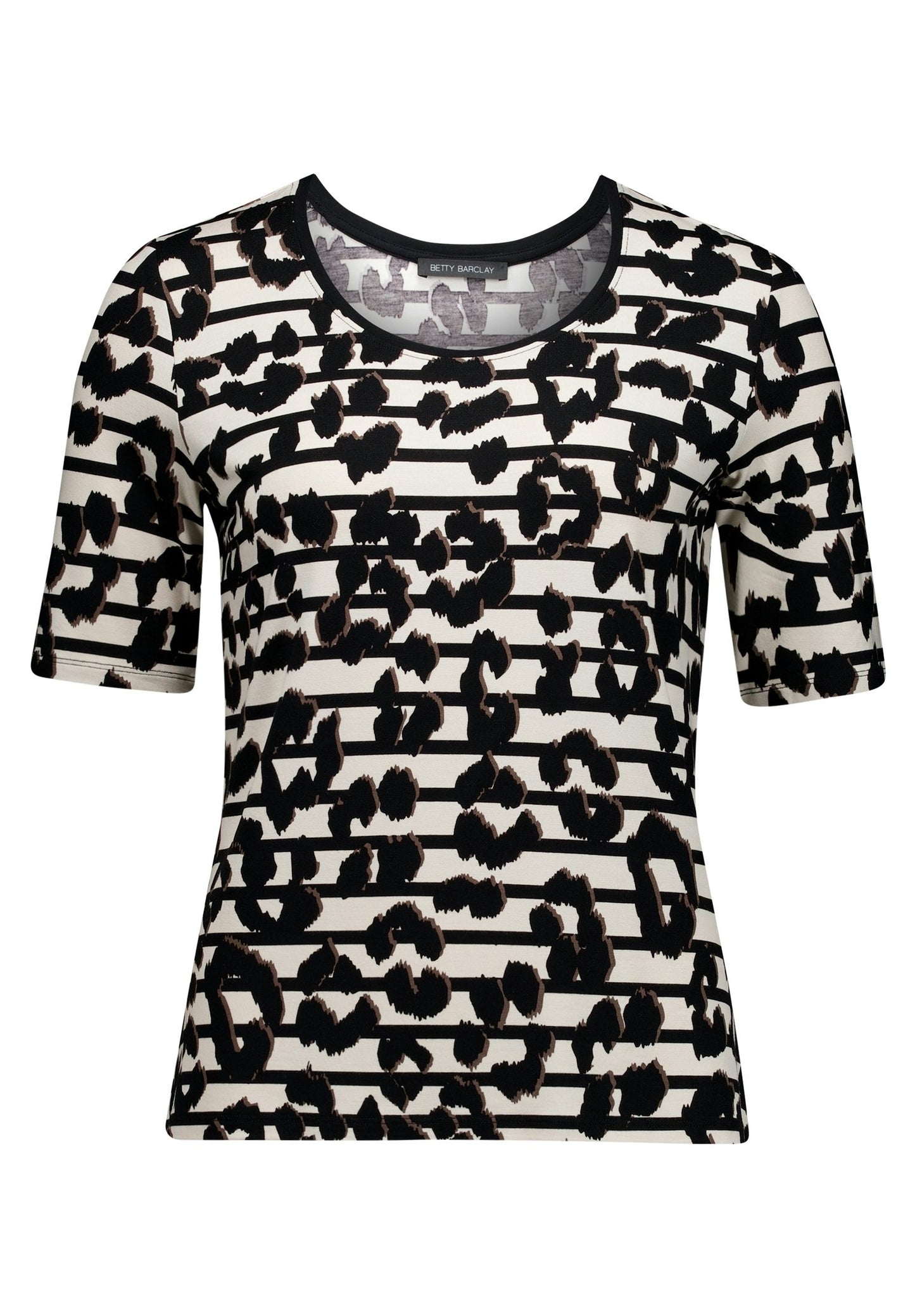 Printshirt (Beige/black)