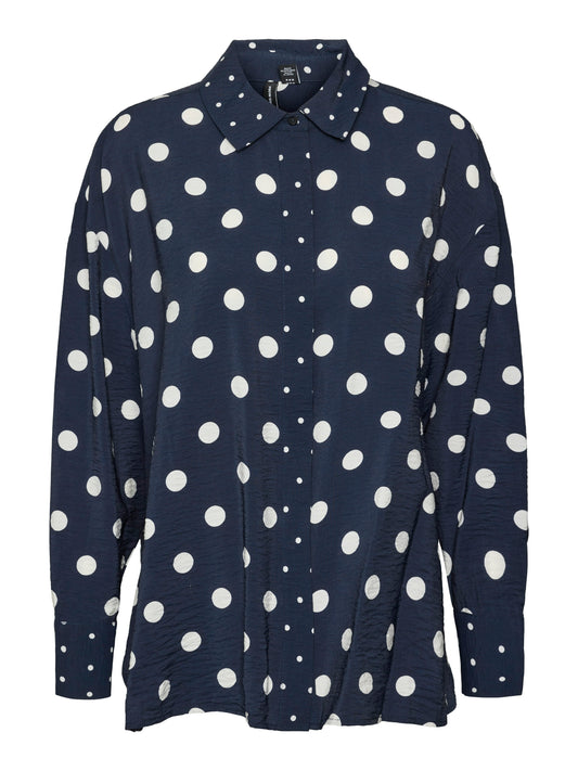 Vmkaya Katja Ls Shirt Wvn Ga (Navy Blaze)