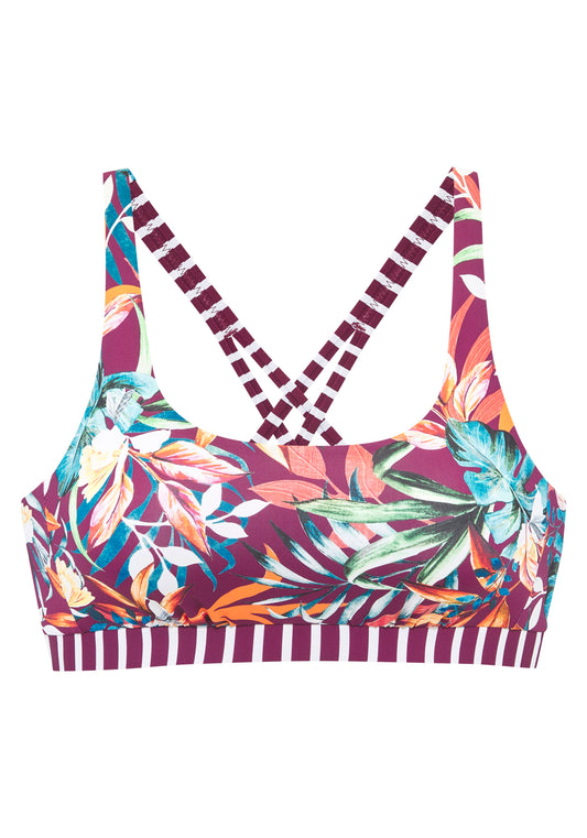 Venice Beach LM exkl. Sport Bustier-Top (Bordeaux Pri)
