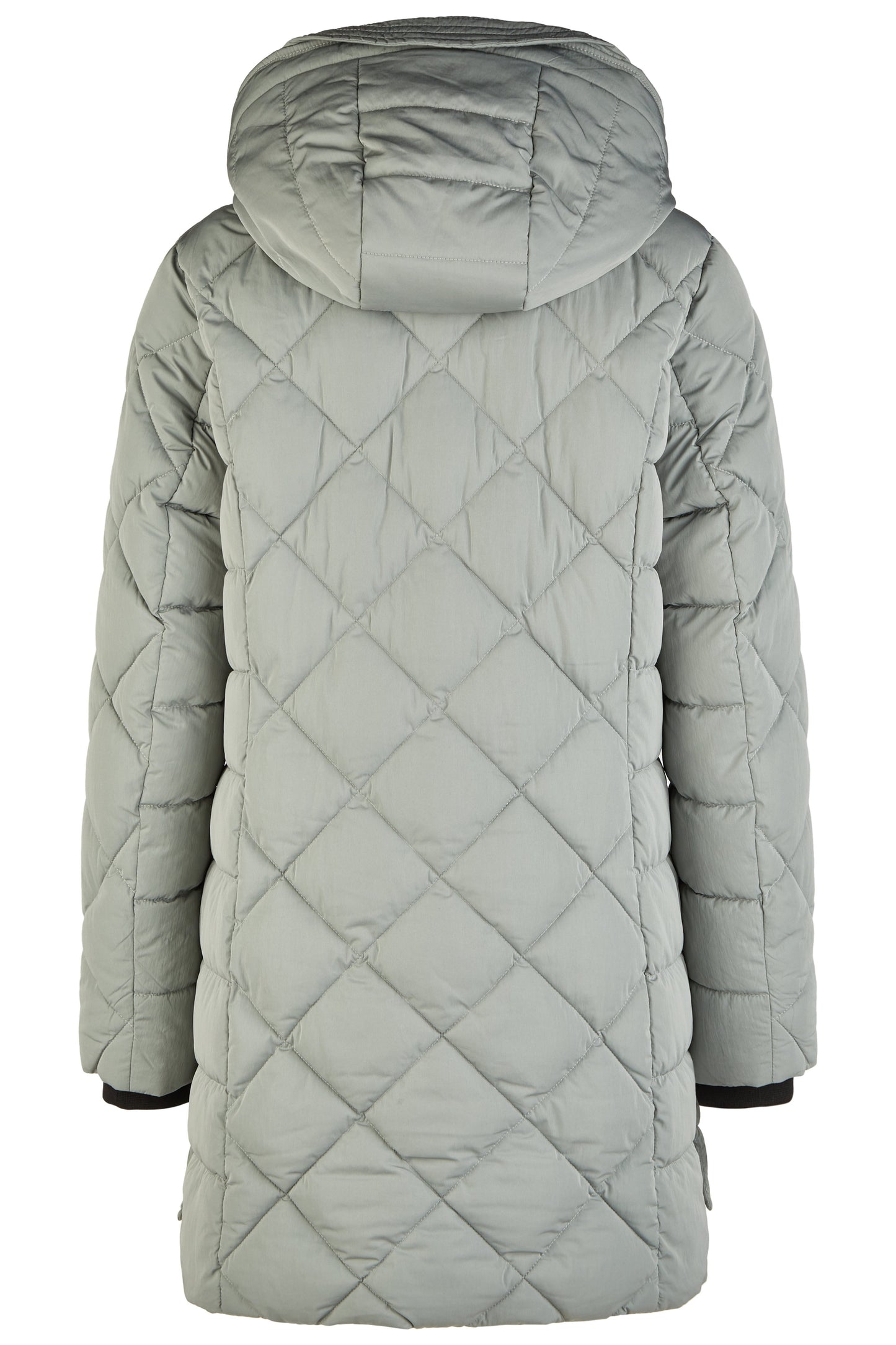 Jacke Down Free mit Kapuze (Sage)