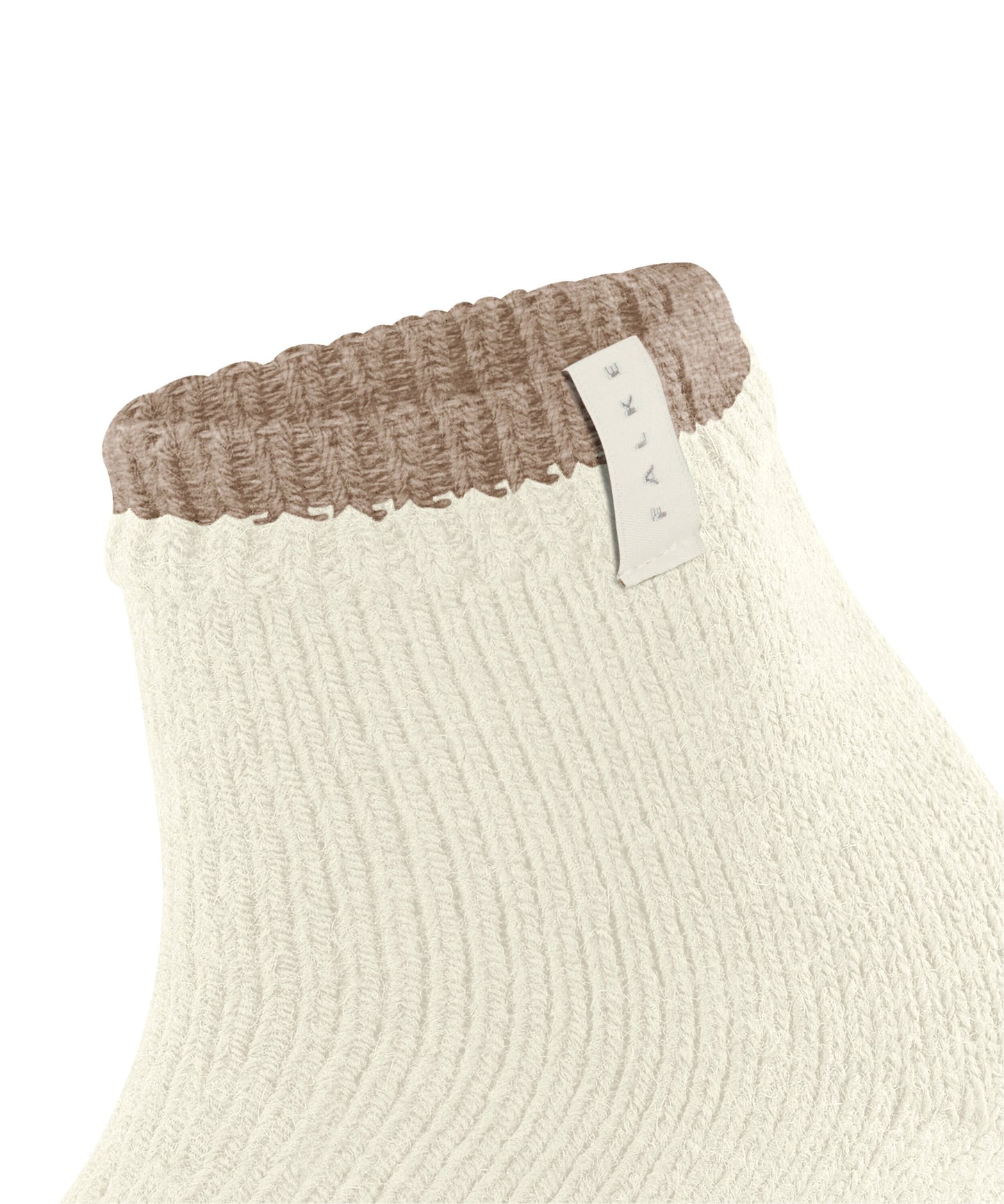 FALKE Cosy Plush Damen Kurzsocken (Woolwhite)