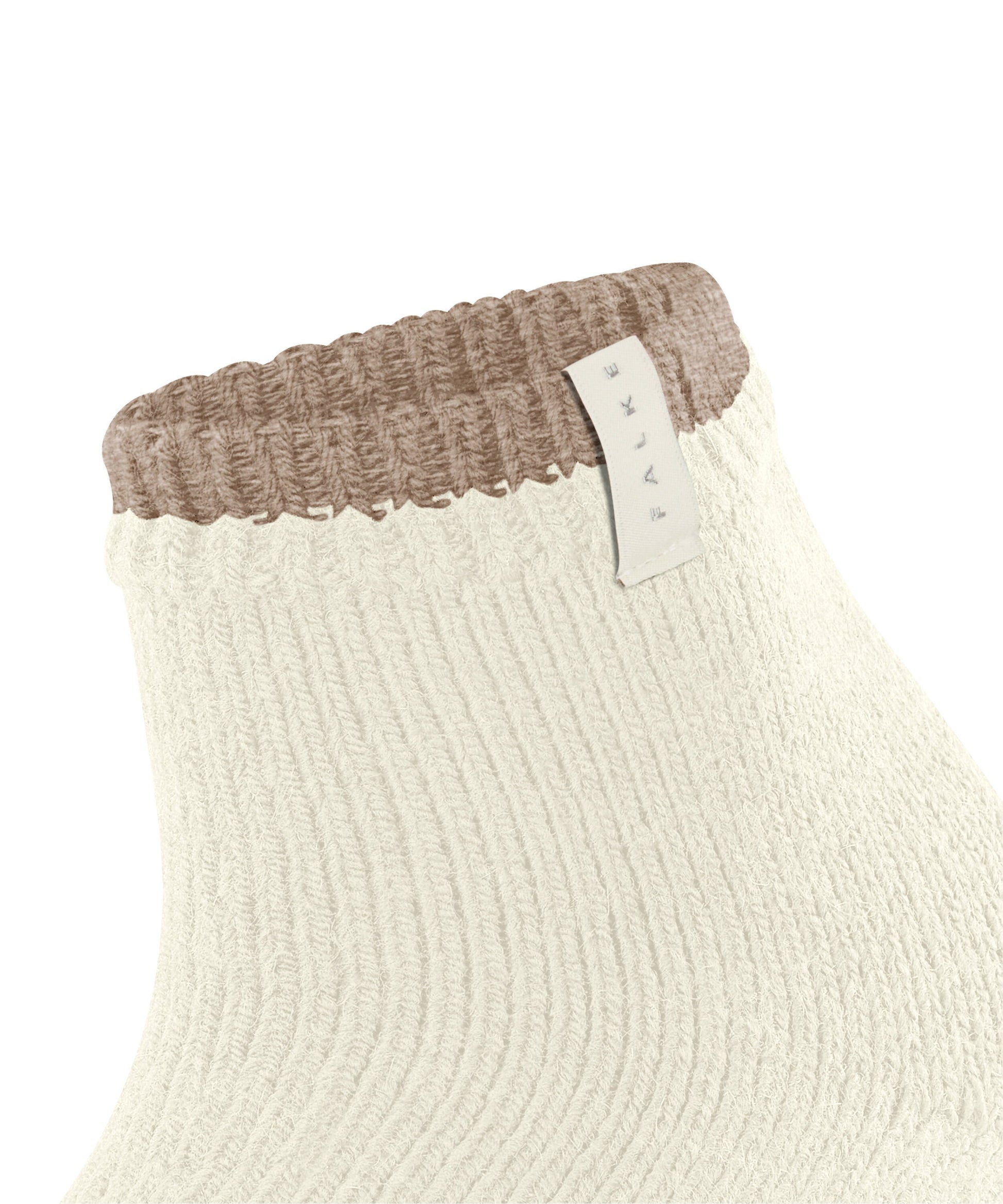 FALKE Cosy Plush Damen Kurzsocken (Woolwhite)