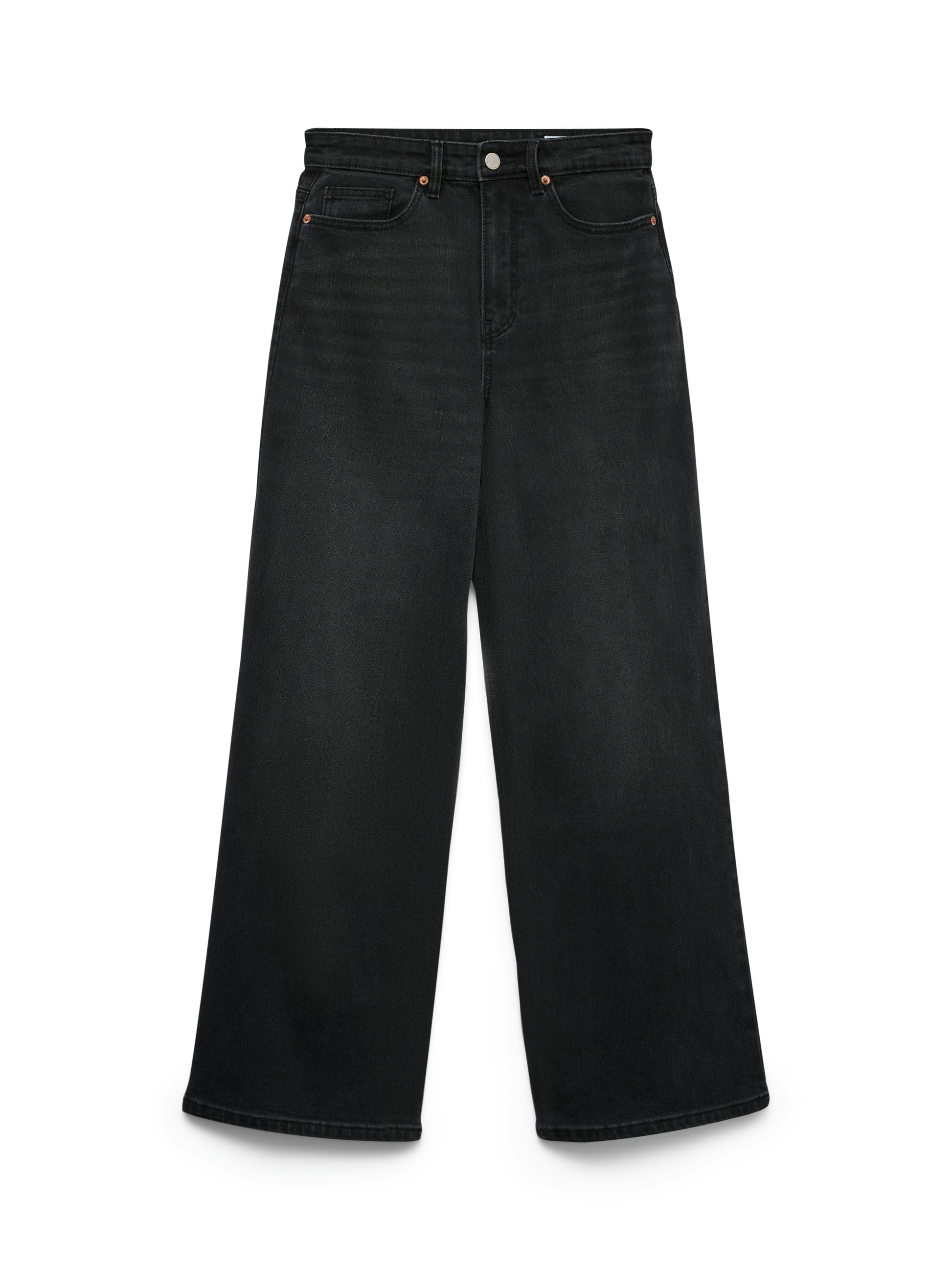 Vmolivia Stretch Hr Wide Jns Li1101 Noos (Black Denim)