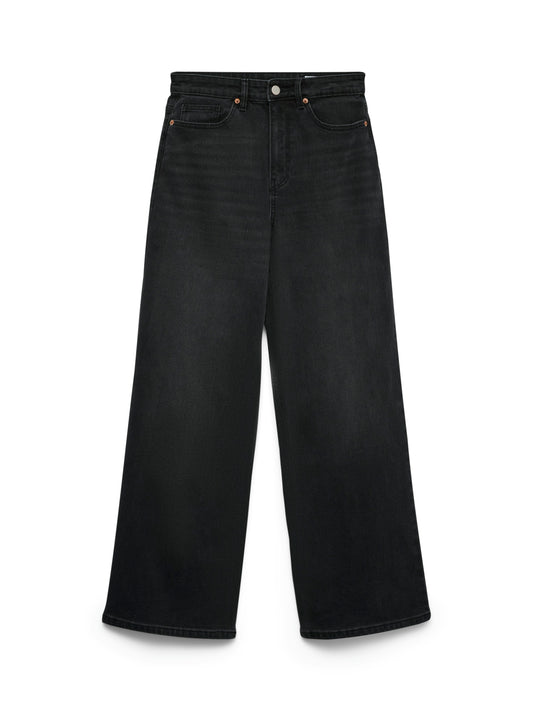 Vmolivia Stretch Hr Wide Jns Li1101 Noos (Black Denim)