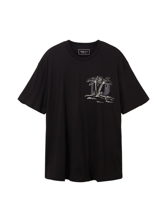 T-Shirt mit Print (Black)